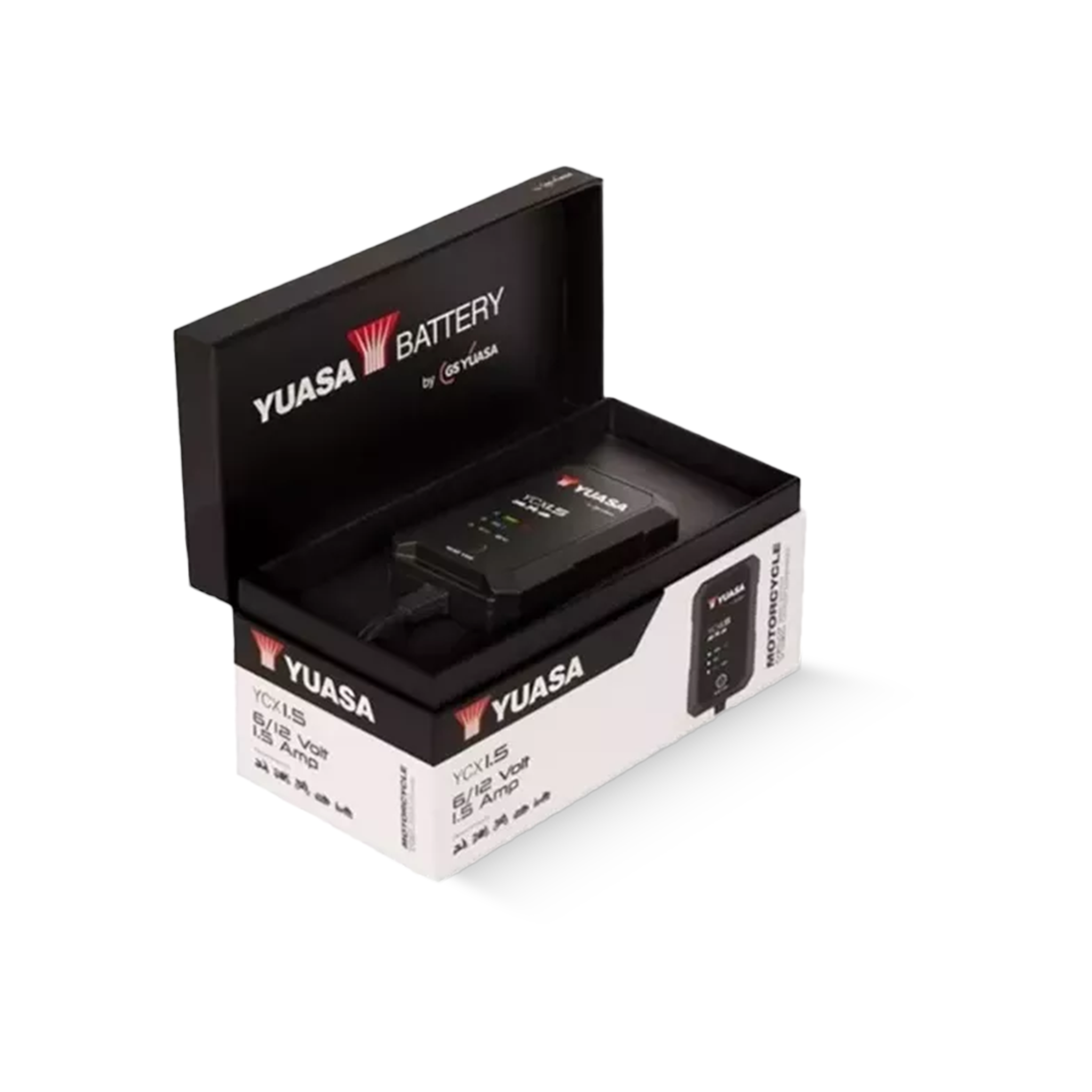 Yuasa Ladegerät YCX1.5 6V/12V 1,5A Smart Motorcycle Charger