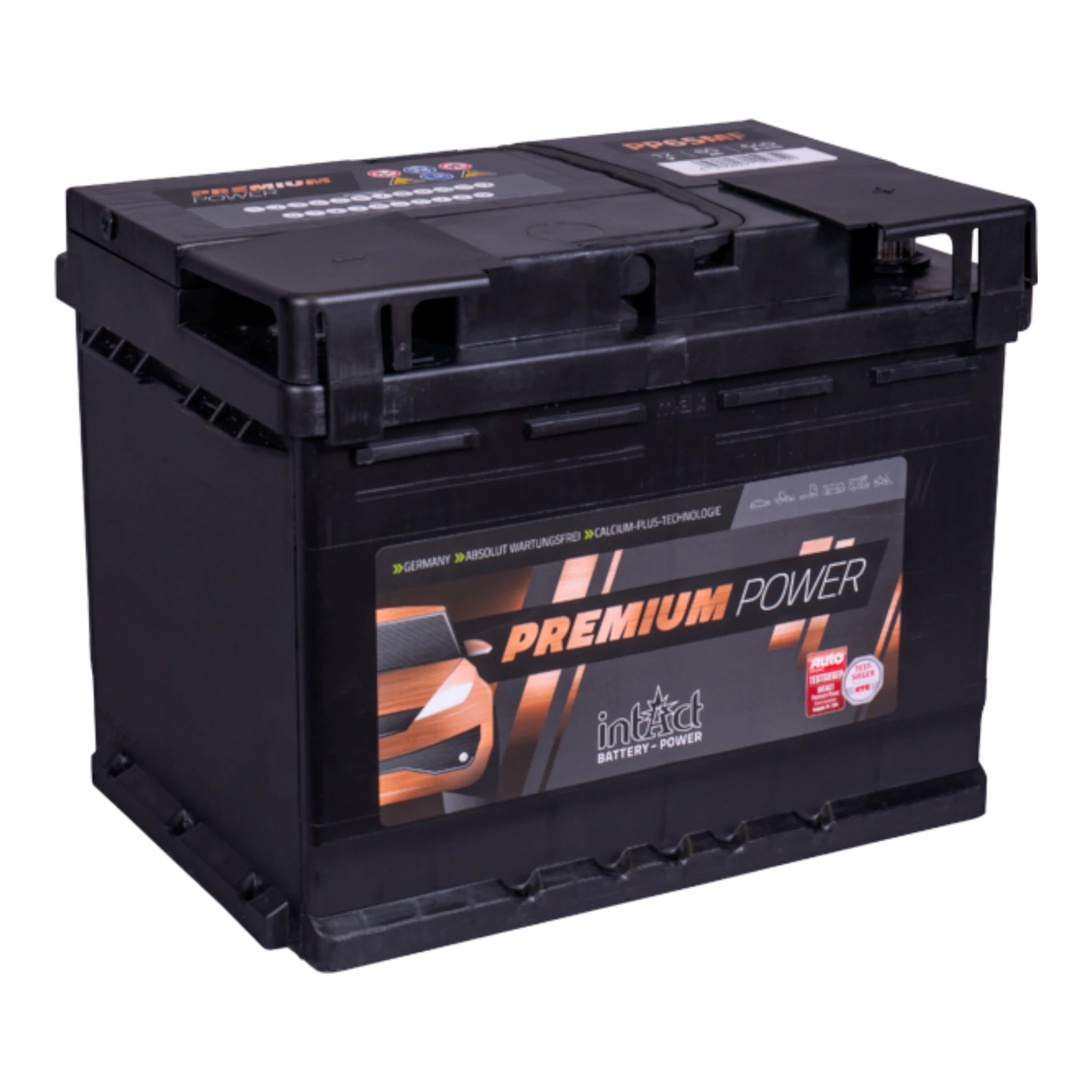 intAct Premium-Power PP65MF - Autobatterie 12V 65Ah 640A