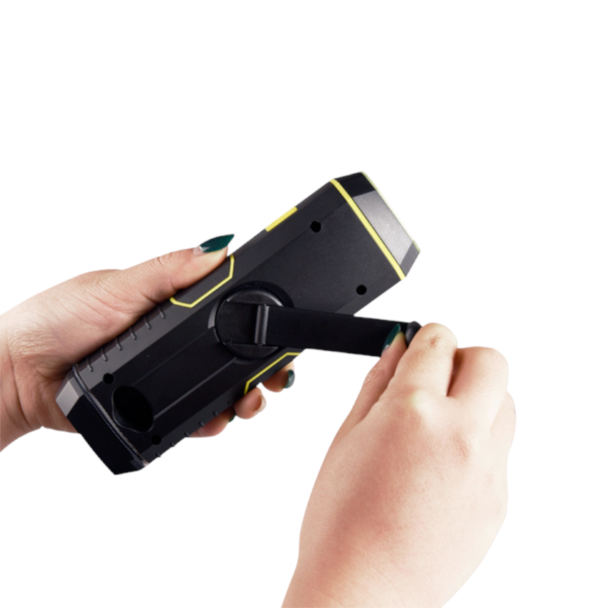 XCell Dynamo Taschenlampe FM Radio, Alarm, USB-A Notstromfunktion