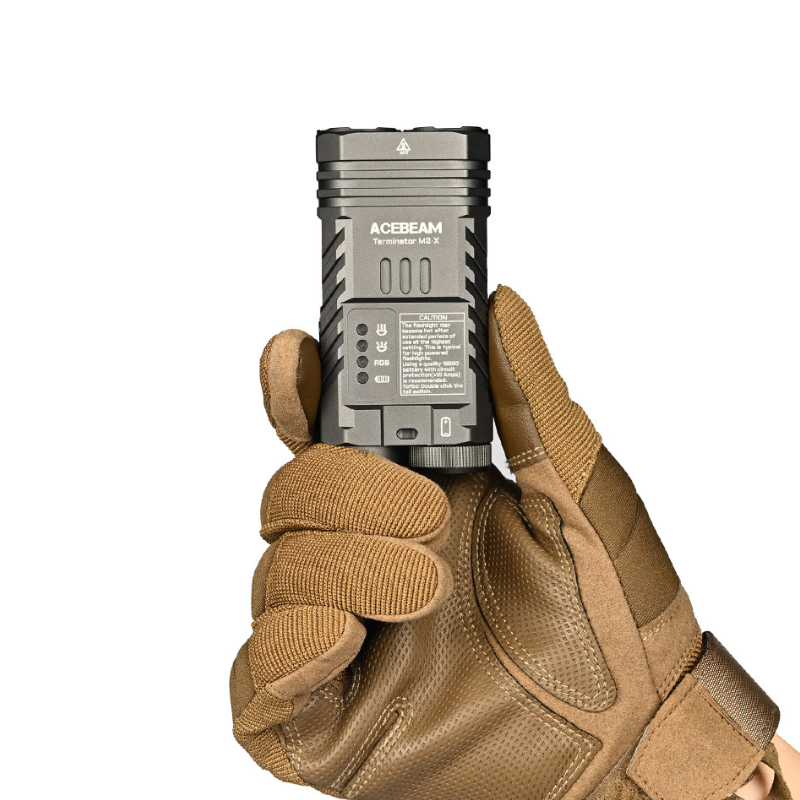 ACEBEAM Terminator M2-X LED-Taschenlampe mit 3.200 Lumen, kaltweiß 6.500K ACEBEAM Terminator M2-X LED-Taschenlampe mit 3.200 Lumen, kaltweiß 6.500K