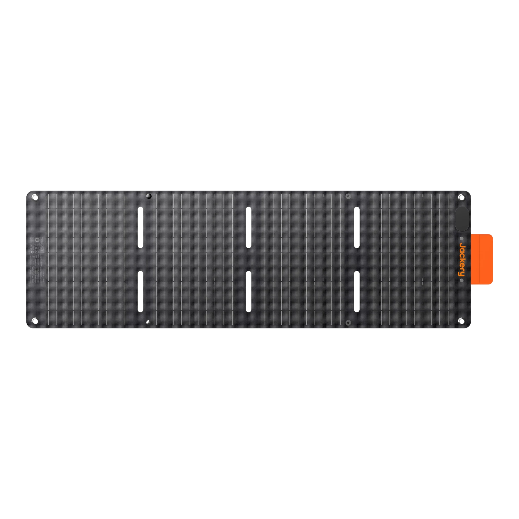 Jackery SolarSaga 40 Mini Solarpanel 40 Watt Transportmaß: 25,2cm x 30cm x 3cm Aufstellmaß: 102cm x 30cm x 1,85cm Gewicht: 1,2kg