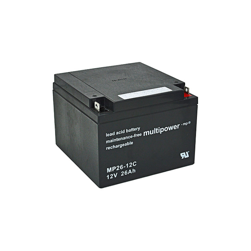 MULTIPOWER MPC26-12I AGM Akku Pb 12V 26Ah zyklenfest M5 Innengewinde