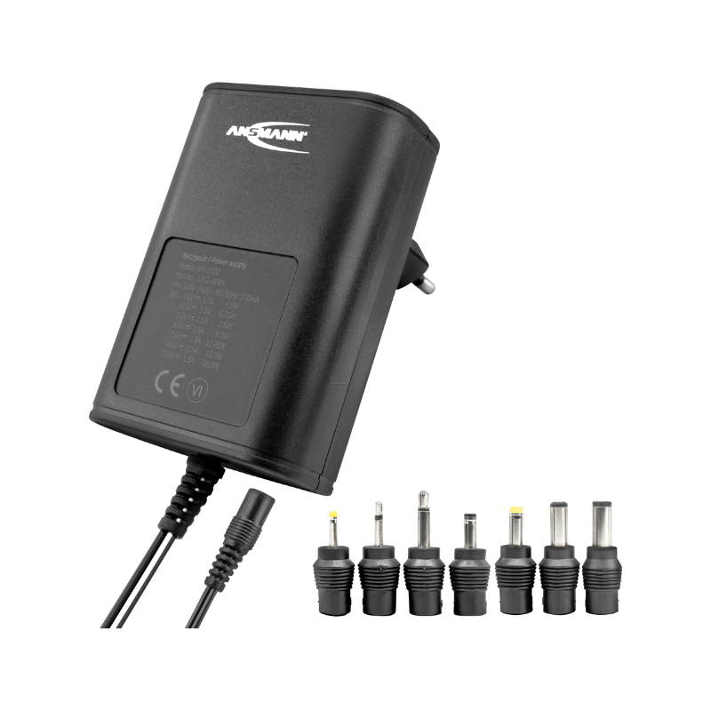 ANSMANN Steckernetzteil APS 1500 230V auf 3-12V max. 18W