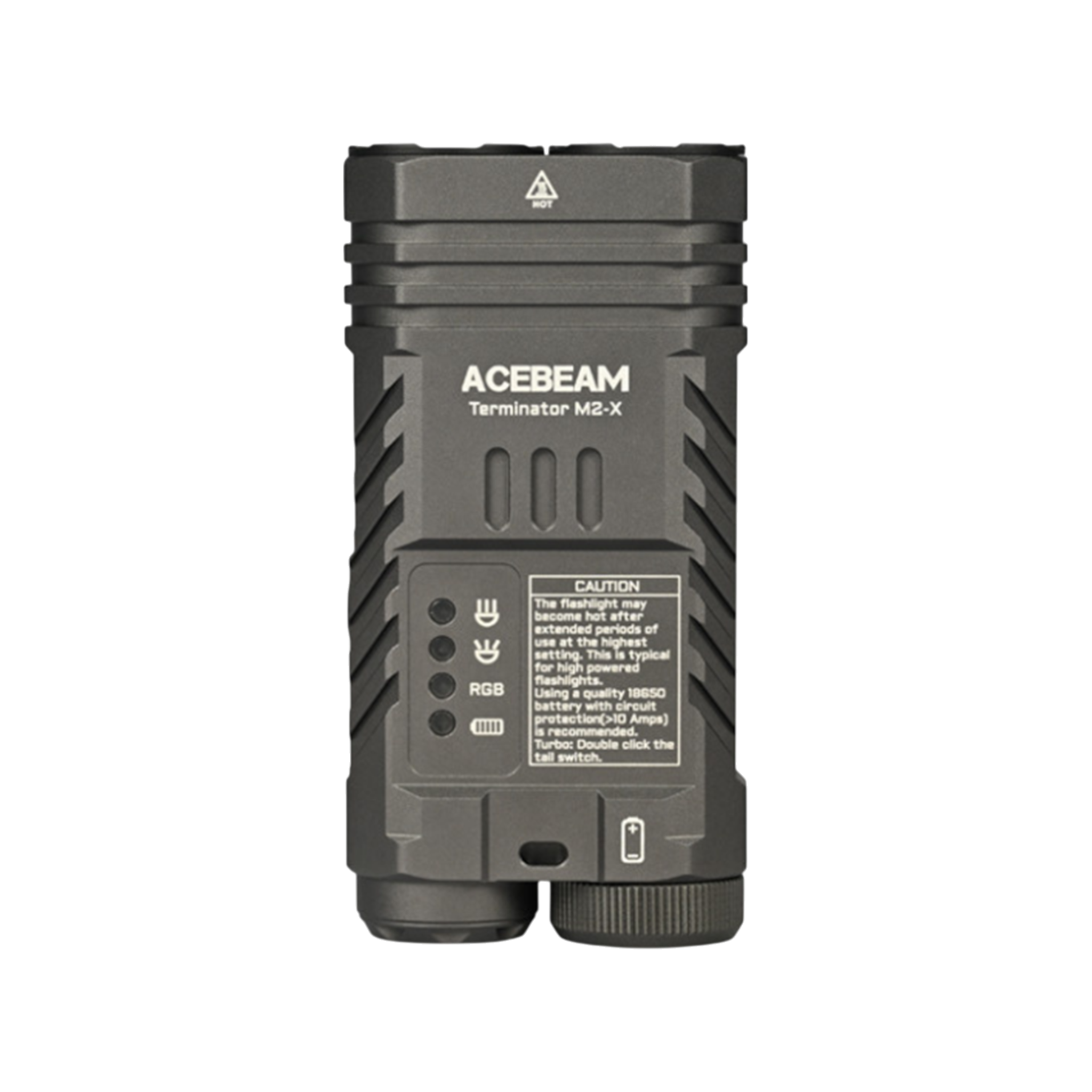 ACEBEAM Terminator M2-X LED-Taschenlampe  mit 3.200 Lumen, kaltweiß 6.500K grün