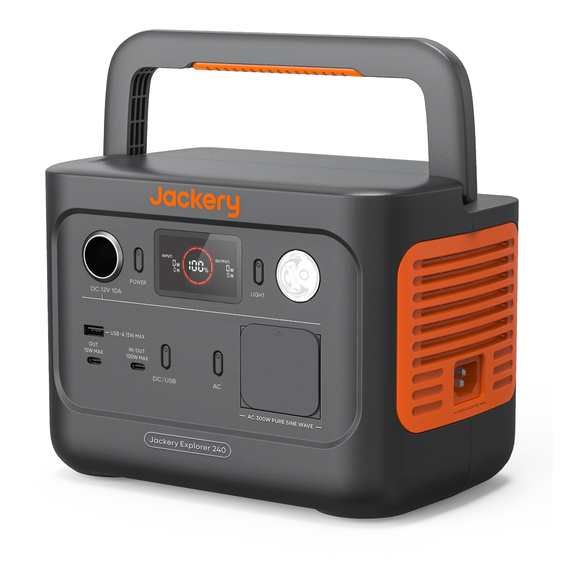 Jackery Explorer 240 v2 Powerstation 256Wh / 300W LiFePO4 20Ah