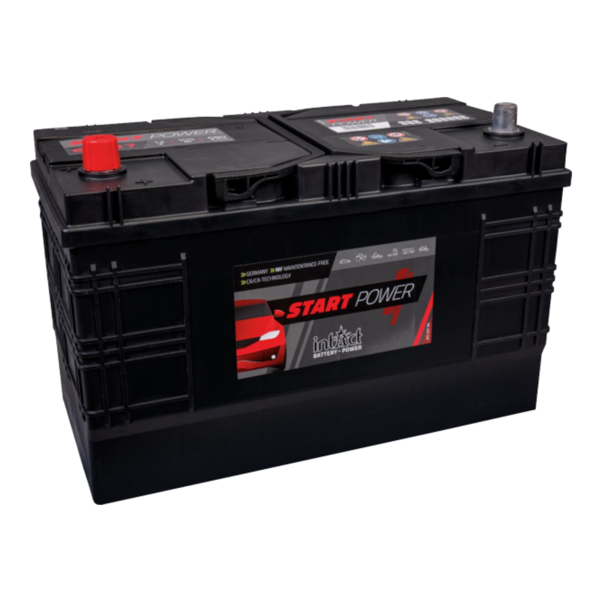 intAct Start-Power Truck 60527 - LKW Batterie 12V, 105Ah, 680A (EN)