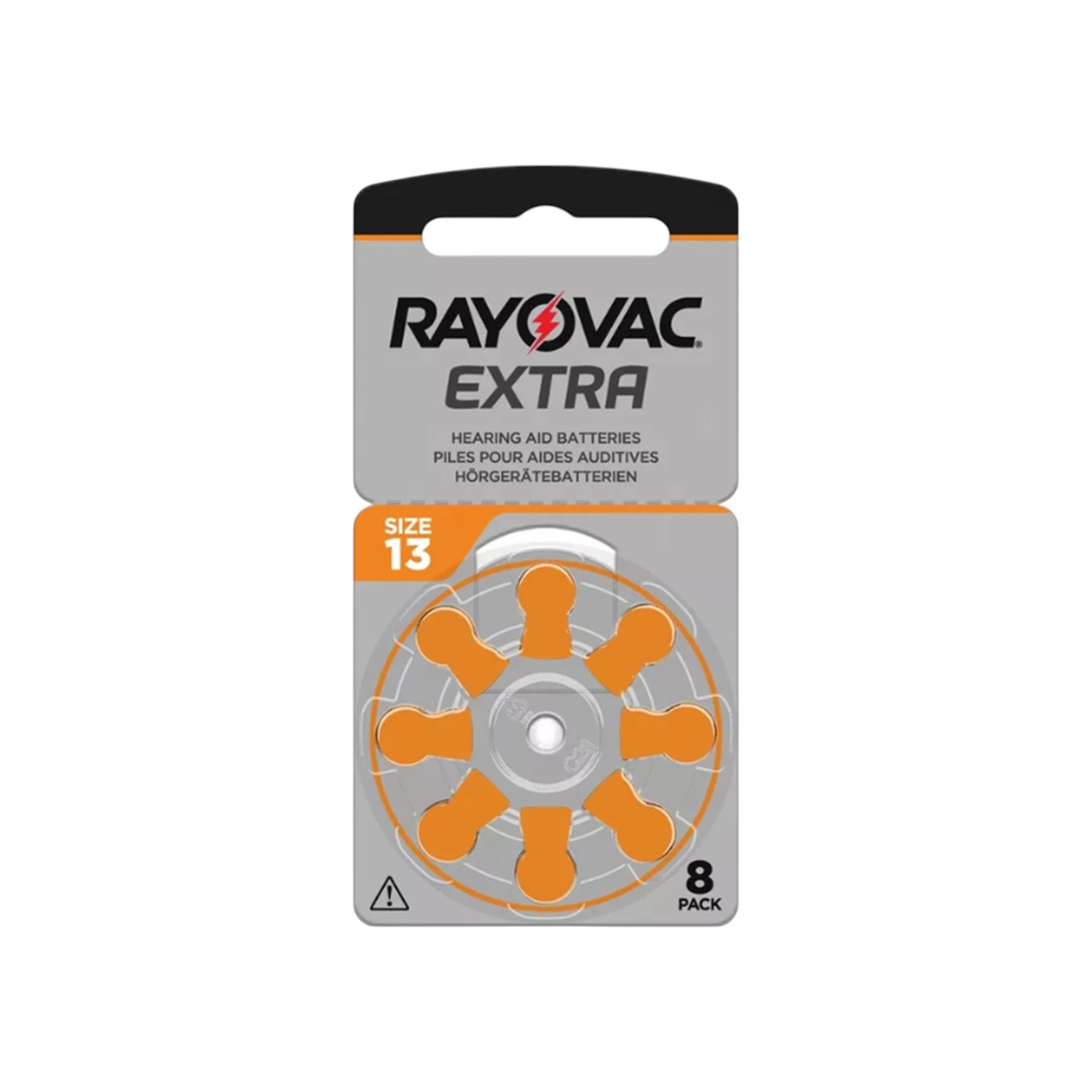 Rayovac Hearing Aid 13 Hörgerätebatterie im 6er Blister 1,4V Zink-Luft 310mAh