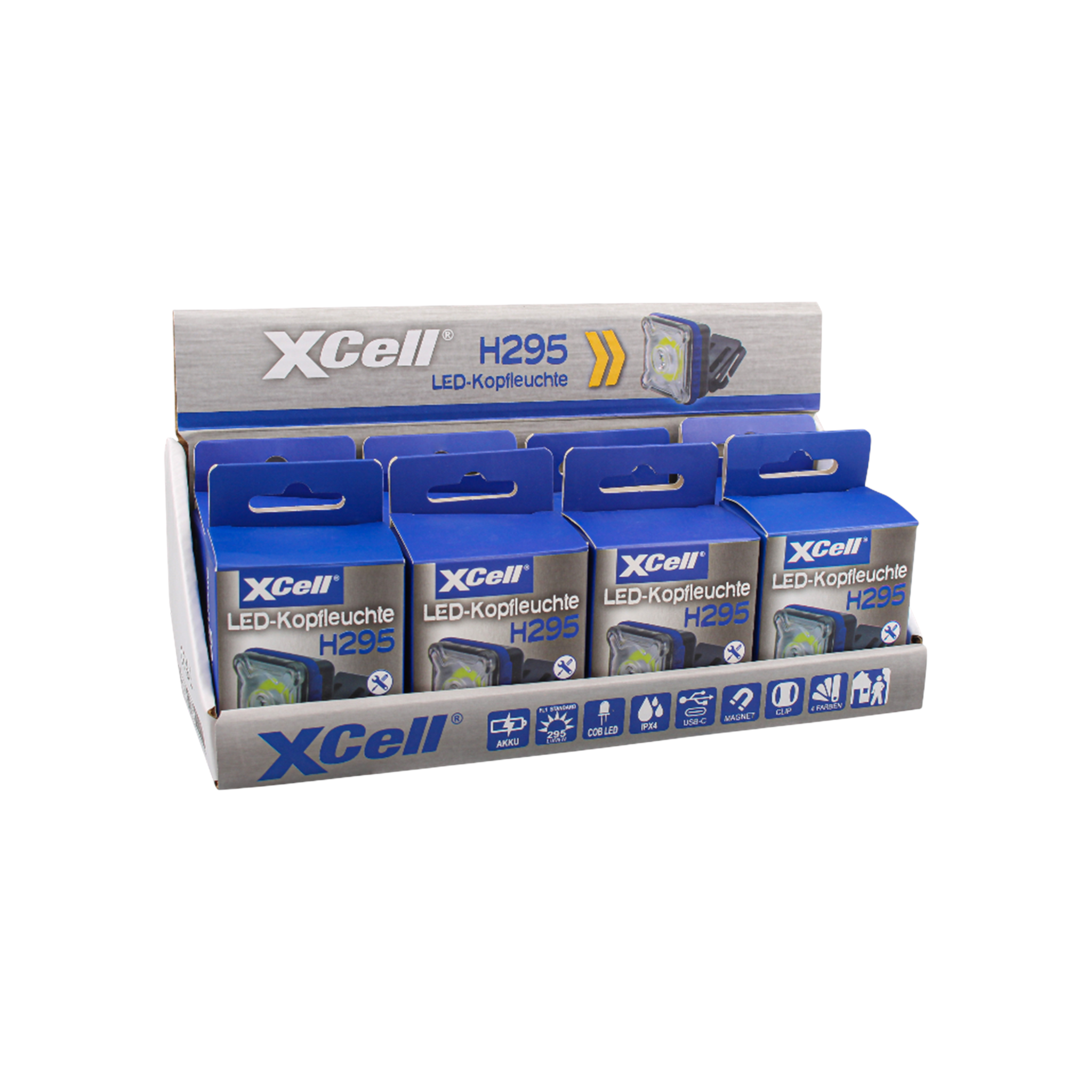 XCell LED-Kopfleuchte H295 max. 295 Lumen