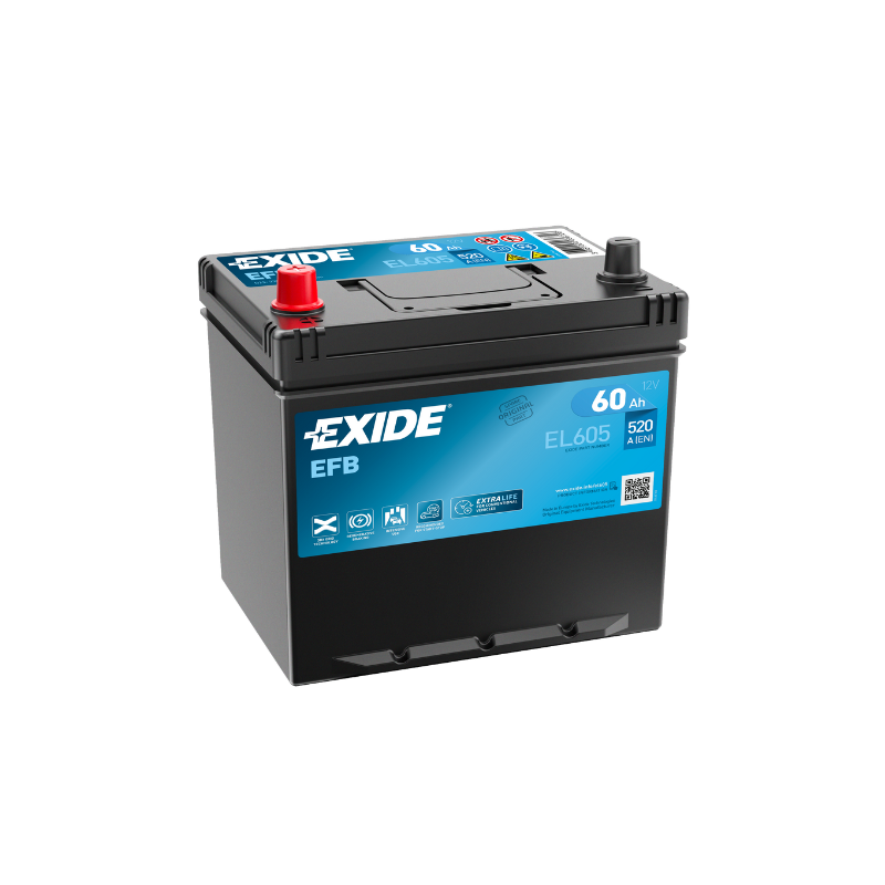 EXIDE EL605 EFB Starterbatterie EXIDE EL605 EFB Starterbatterie
