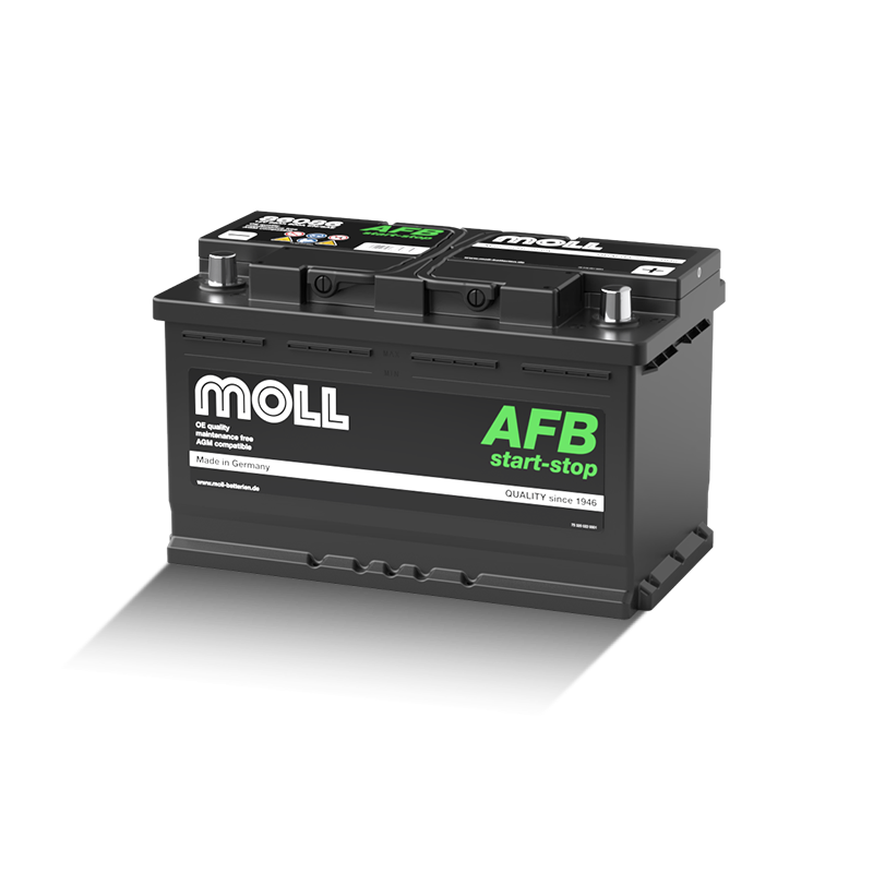 MOLL 86086  AFB start-stop "MADE IN GERMANY" Starterbatterie  12V 86Ah(20h) 820A(EN)