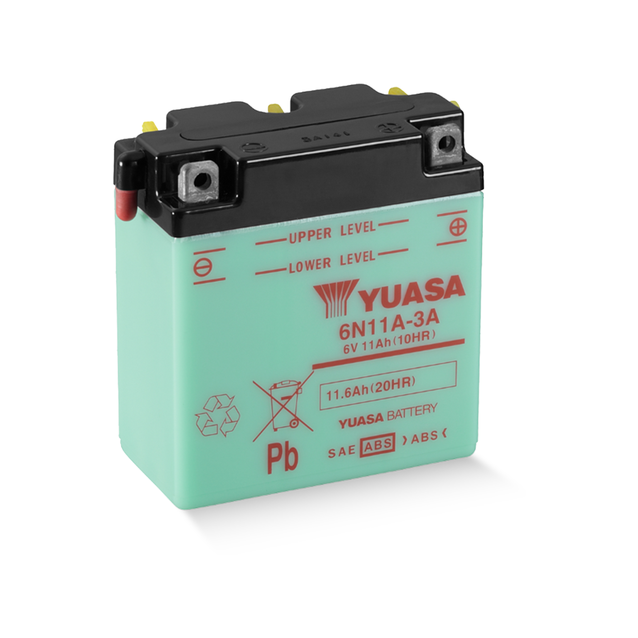 YUASA 6N11A-3A DC 6V 11,6Ah/C20 - 80 A (EN) Motorradbatterie
