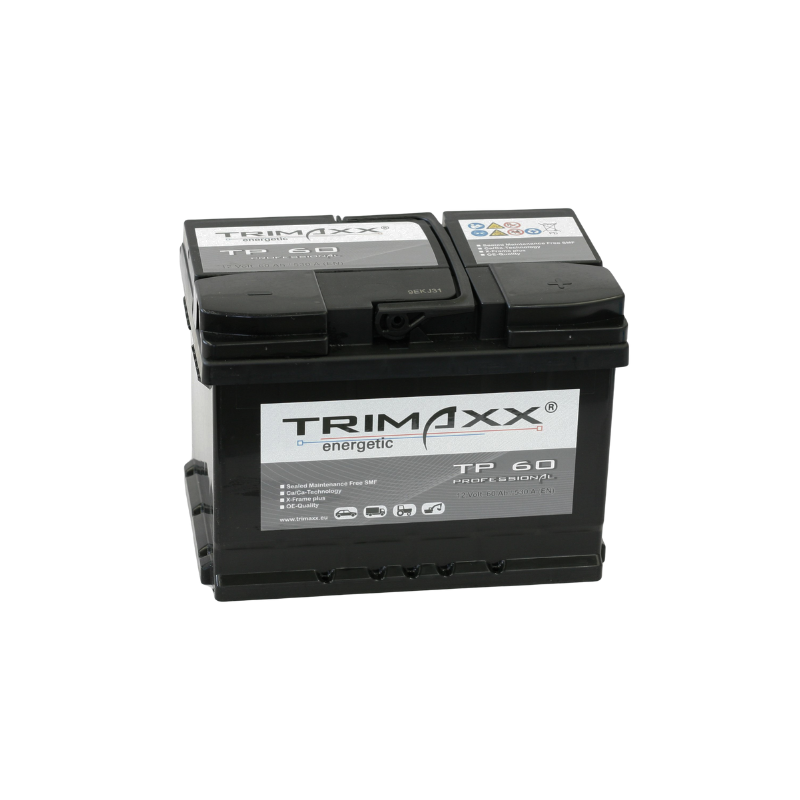 TRIMAXX energetic "Professional" TP60 pro Starterbatterie 12V 60Ah/C20 - 540A(EN)