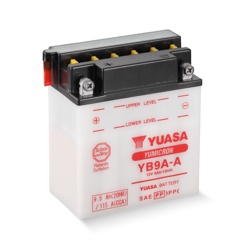 YUASA YB9A-A / 50913 12V 9,5Ah/C20 - 115A (EN) Motorradbatterie