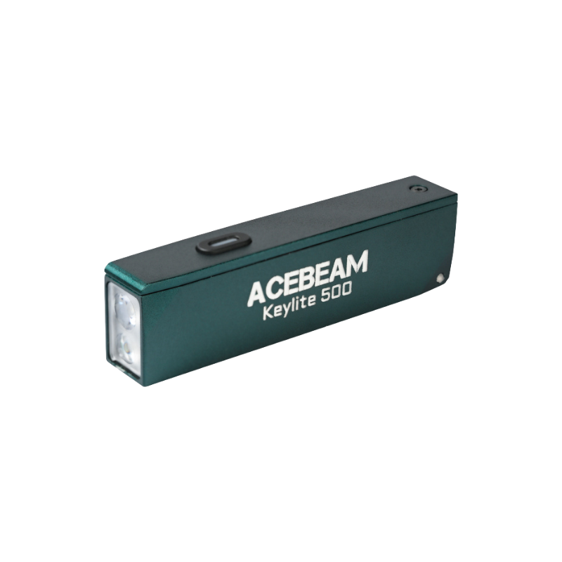 Acebeam Keylite 500 green 500 Lumen, aufladbar über USB-C, Doppelte LEDs Ultrakompakt, 6 Modi, Wasserfest, Leuchtdauer 12h Acebeam Keylite 500 green 500 Lumen, aufladbar über USB-C, Doppelte LEDs Ultrakompakt, 6 Modi, Wasserfest, Leuchtdauer 12h