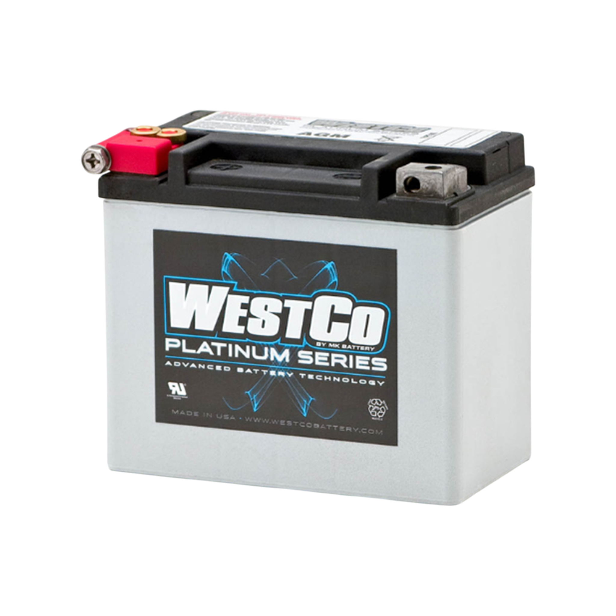 AGM WCP12 / YTX12-BS Motorradbatterie wartungsfrei verschlossen