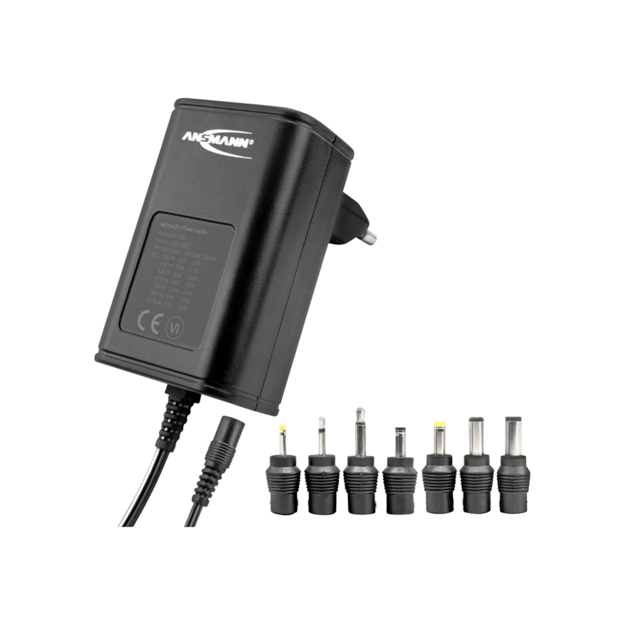ANSMANN Steckernetzteil APS 300 230V auf 3-12V max. 3,6W