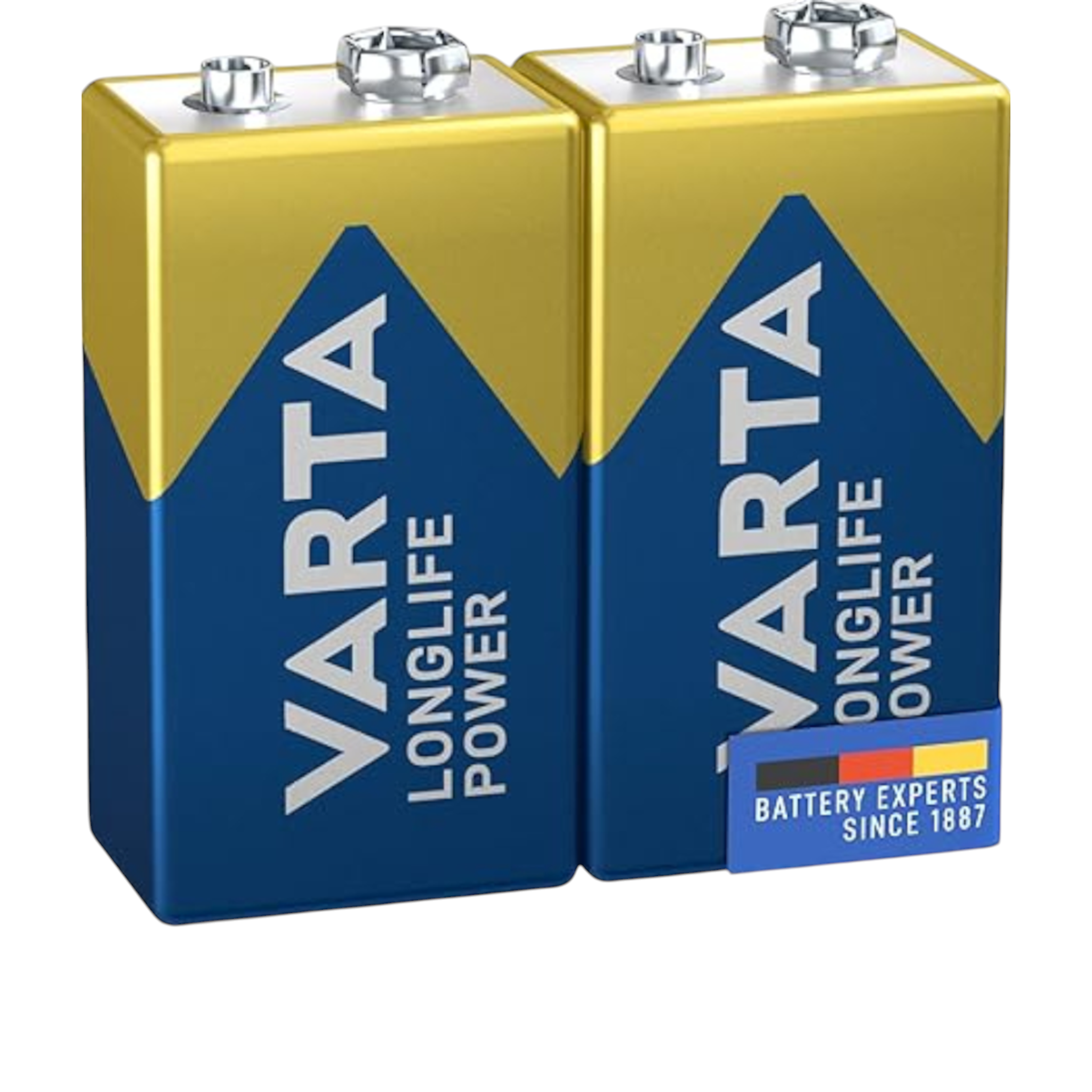 Varta Longlife Power 4922 9V-Block Batterie 2er Blister