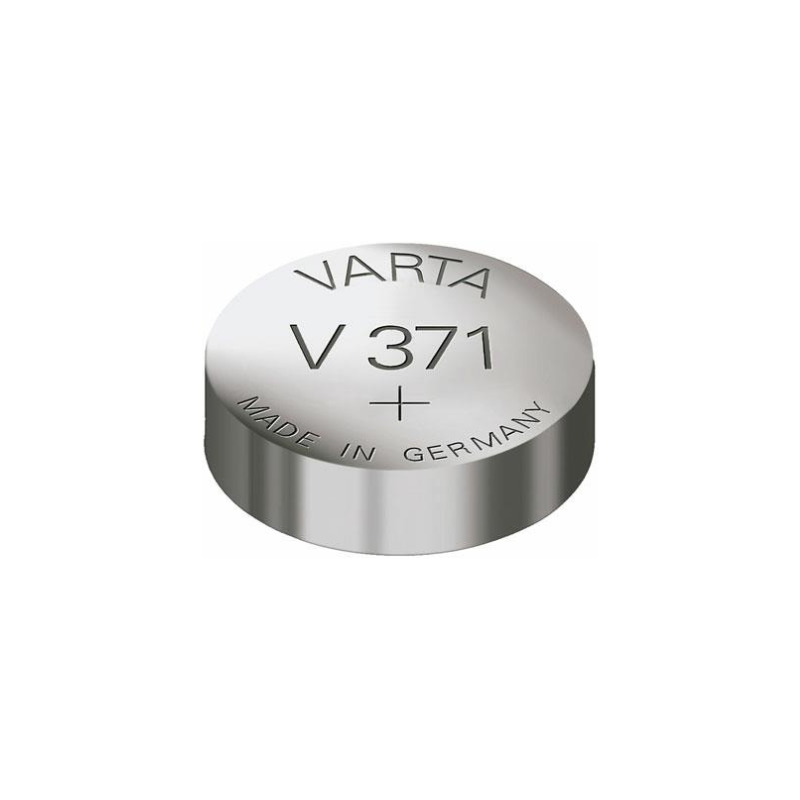 Varta V371 Knopfzelle Uhrenbatterie Silberoxid 1,55V  Kapazität: 44mAh