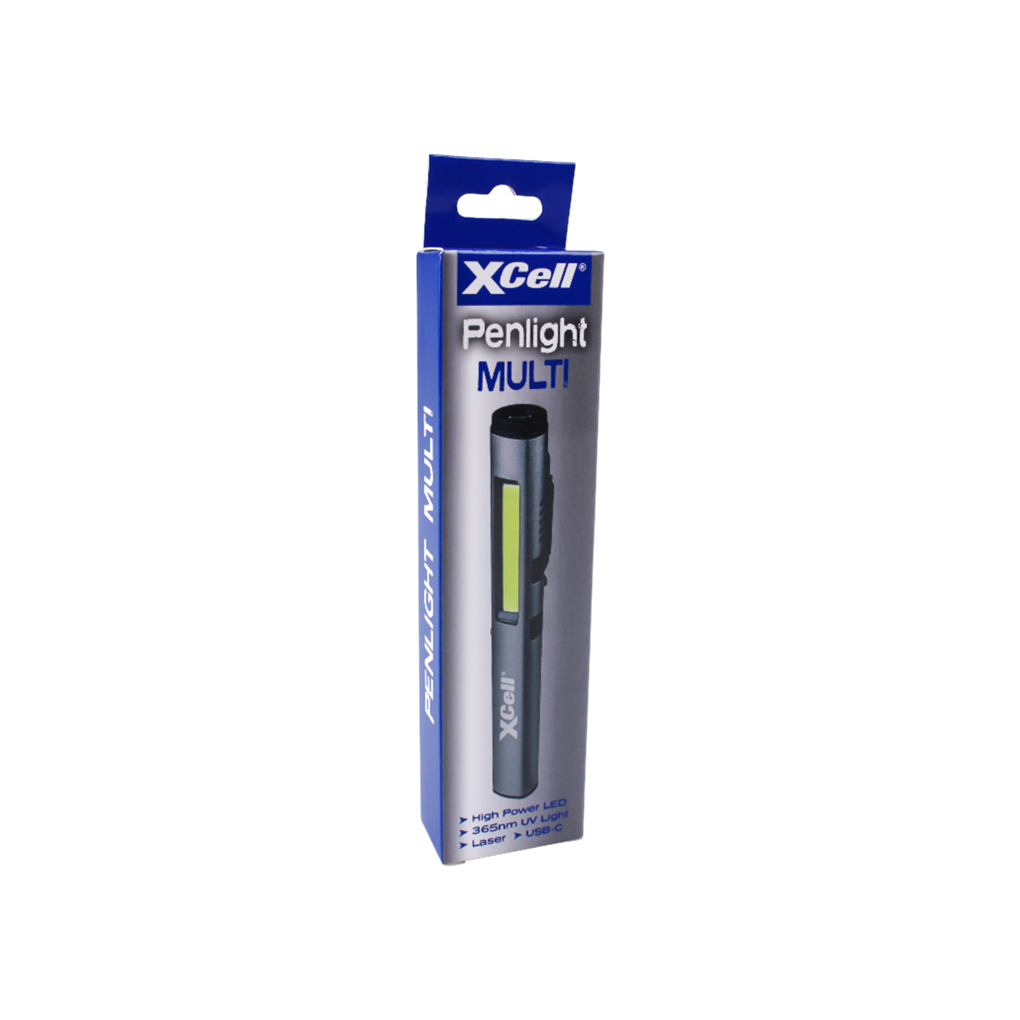 XCell LED-Stiftleuchte MULTI mit UV- und Laserlicht