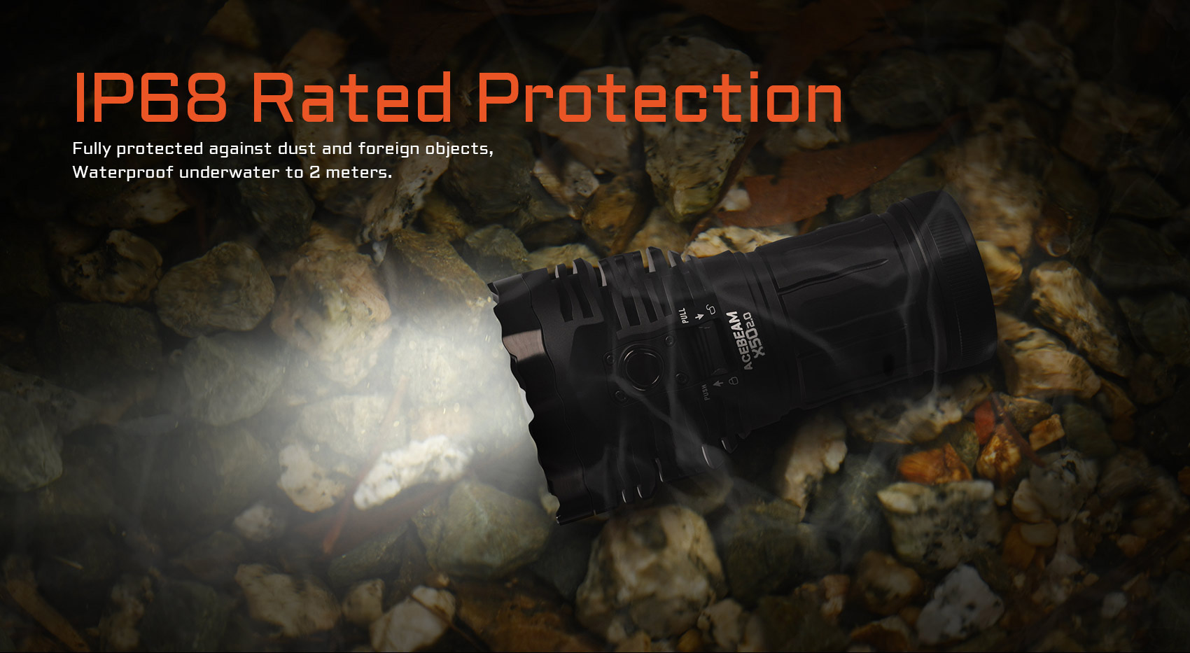 AceBeam X50 2.0 mit 45.000 Lumen