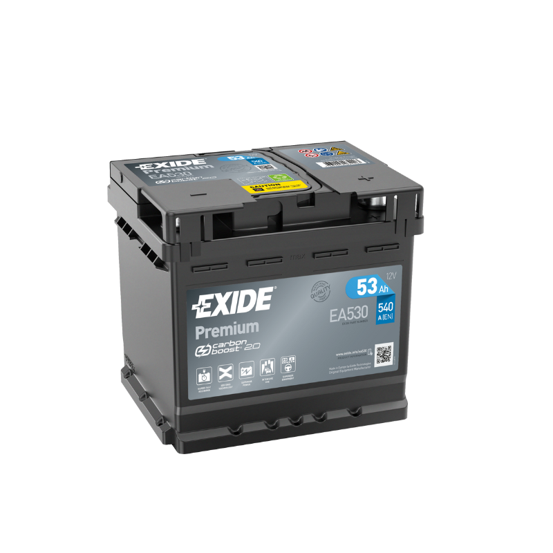EXIDE Premium EA 530 Pb Starterbatterie  12V 53 AH/C20 - 540A(EN)
