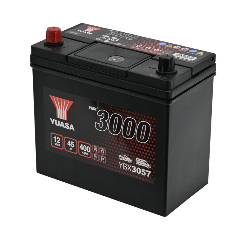 YUASA YBX3057 SMF Starterbatterie  12V 45Ah 400A(EN)
