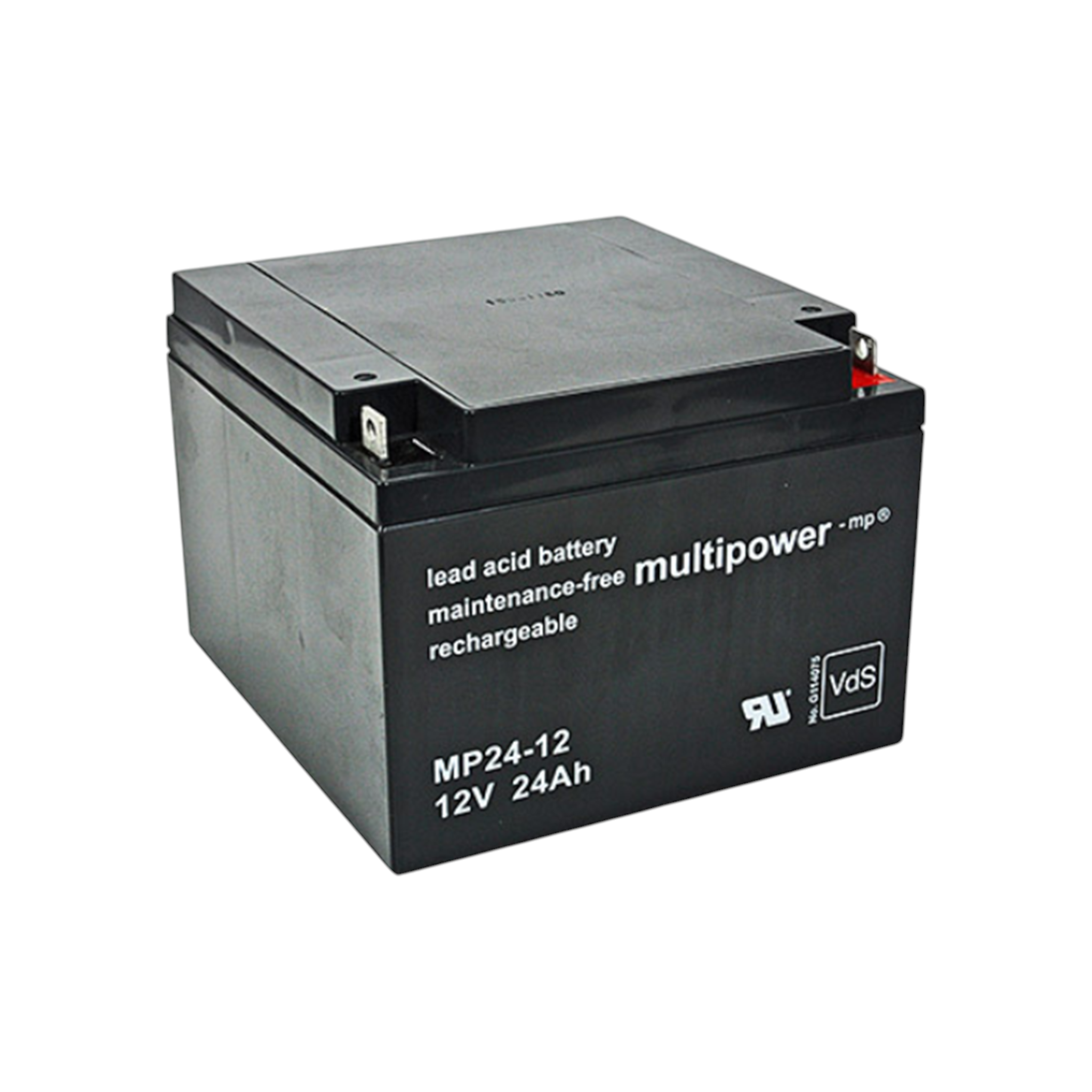 MULTIPOWER MP24-12 VdS AGM Akku Pb 12V 24Ah Innengewinde