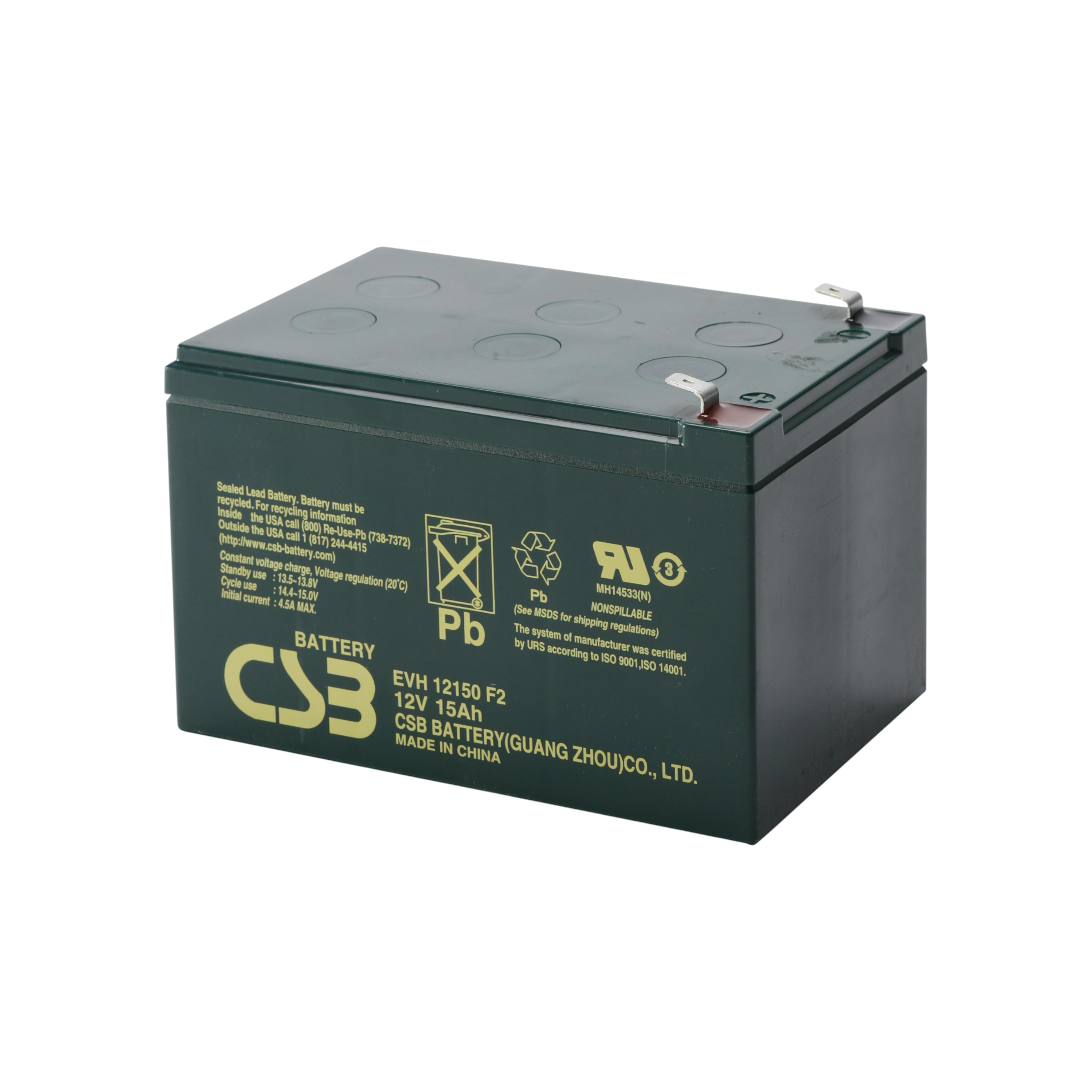 CSB EVH12150 Zyklenfester AGM Akku Pb 12V 15Ah