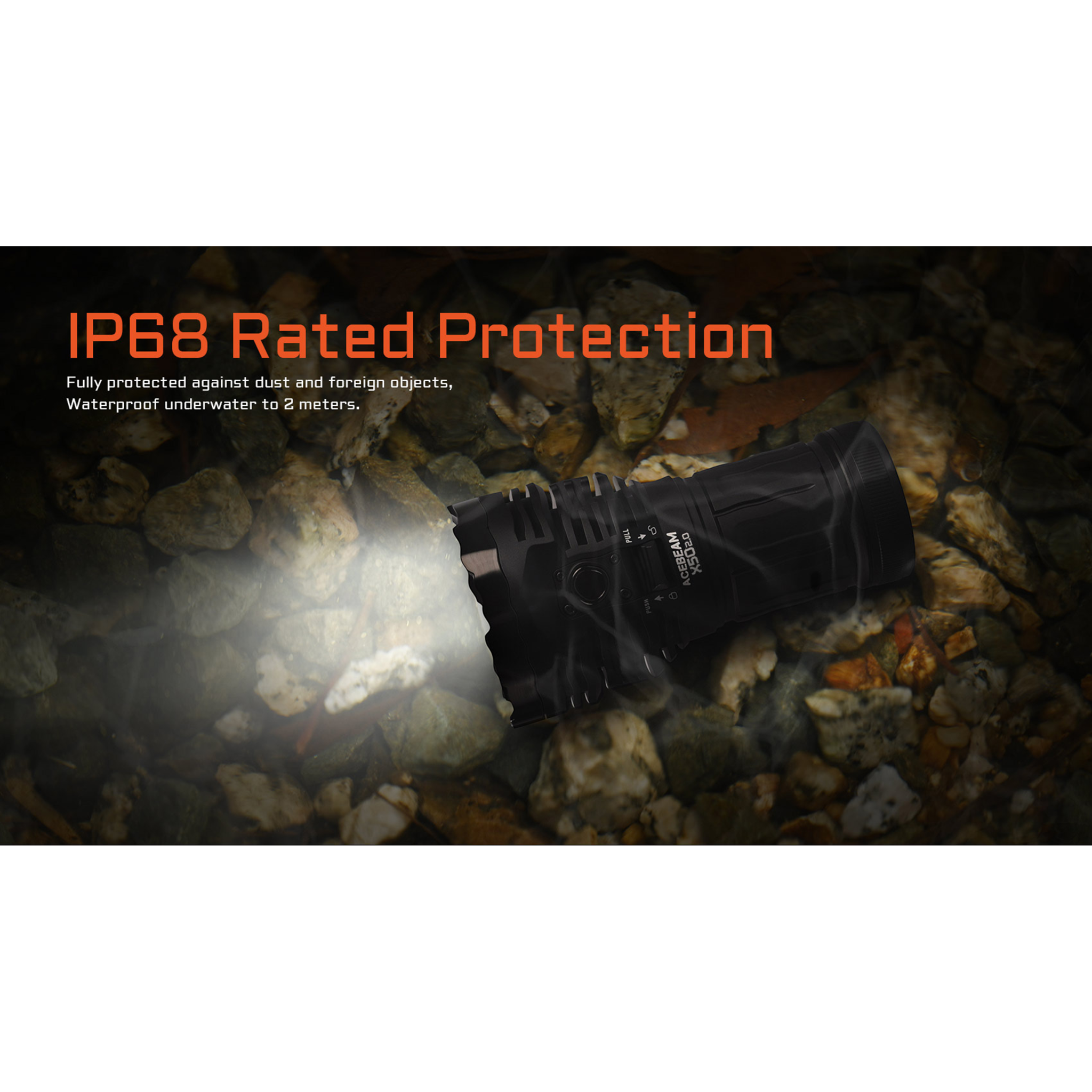 AceBeam X50 2.0 mit 45.000 Lumen