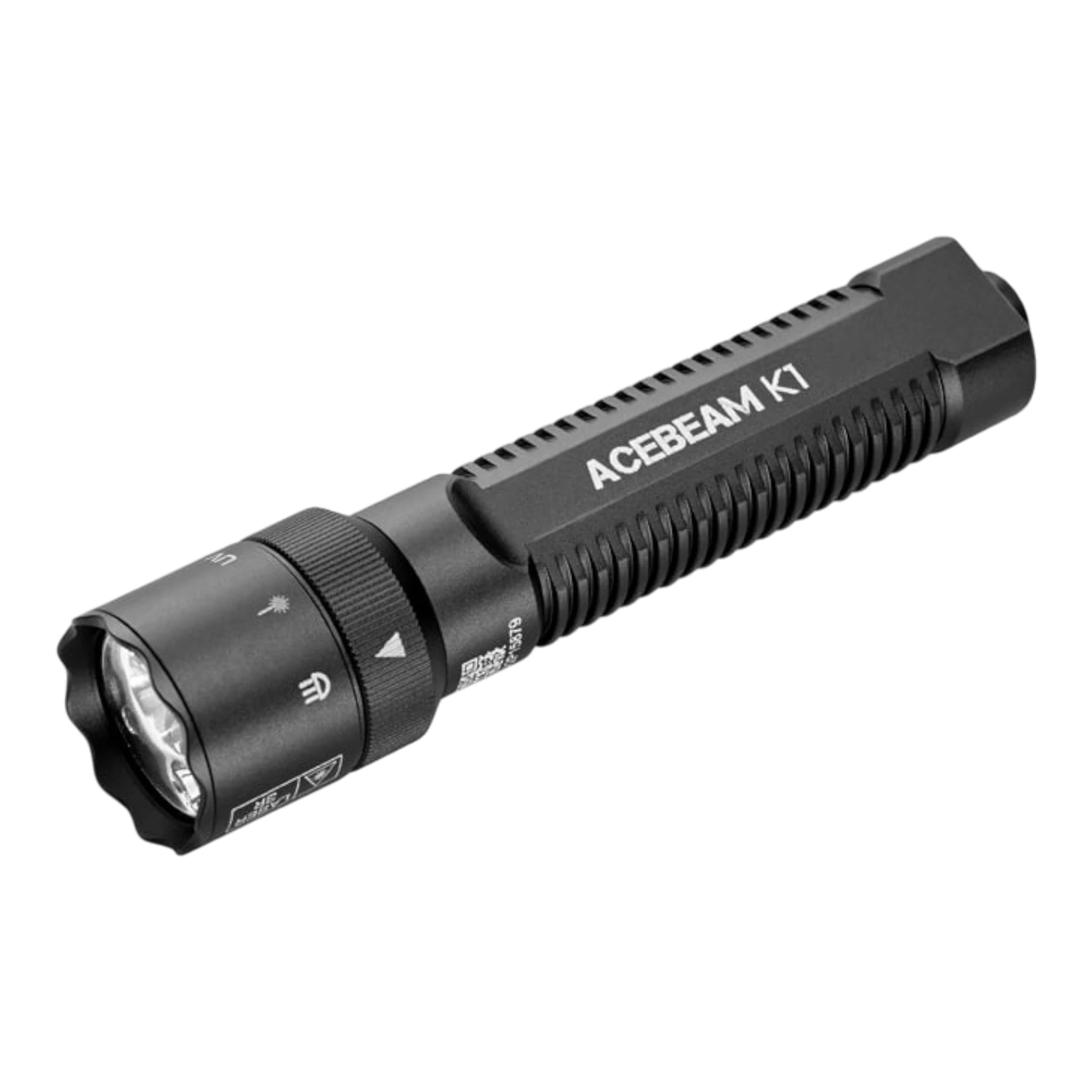 K1 EDC-Taschenlampe mit drei Lichtquellen weißes Licht/Laser/UV-Licht 1000 Lumen