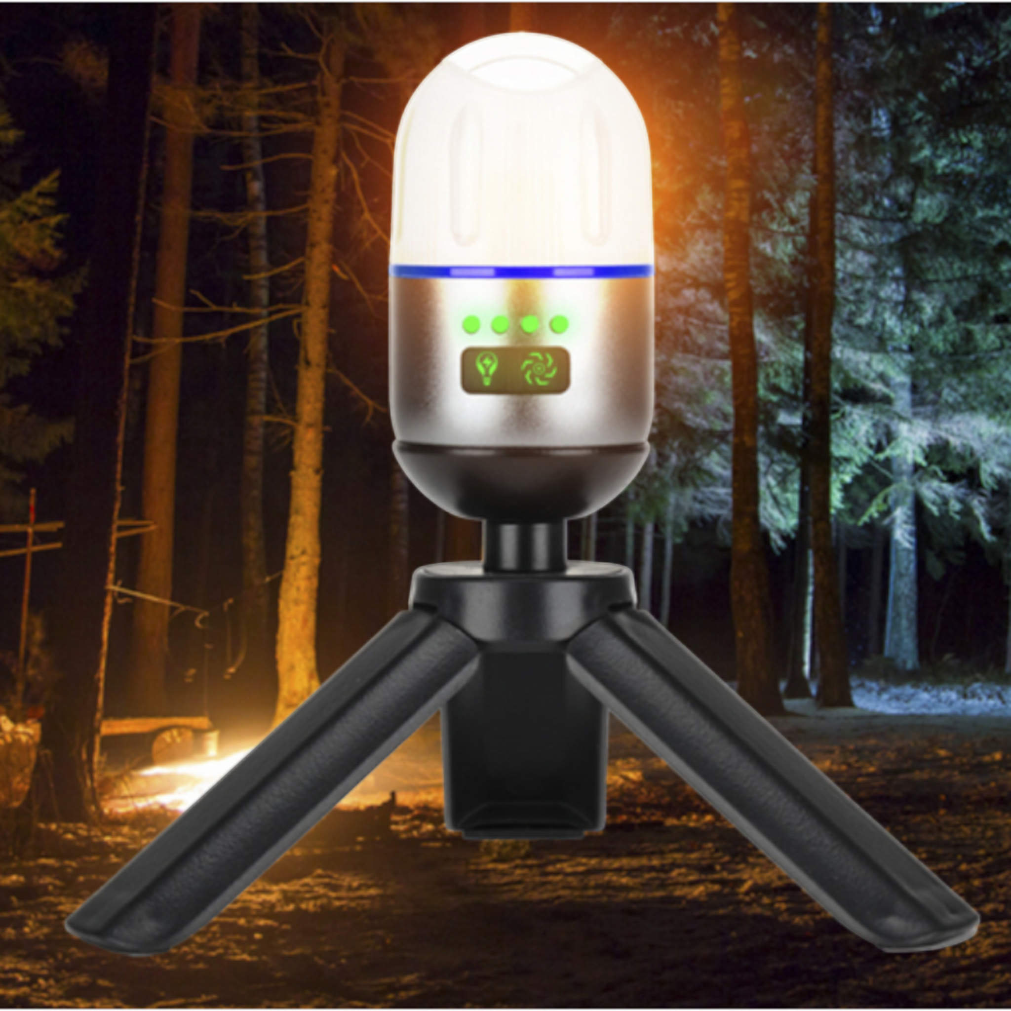 XCell MULTI-Light Roly Poly inkl. Li-Poly Akku  max. 253 Lumen inkl. Tripod + Umhängeband