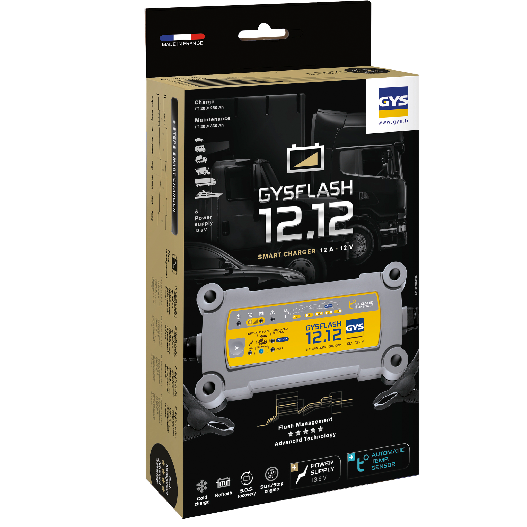 GYSFLASH 12.12 12V 12A