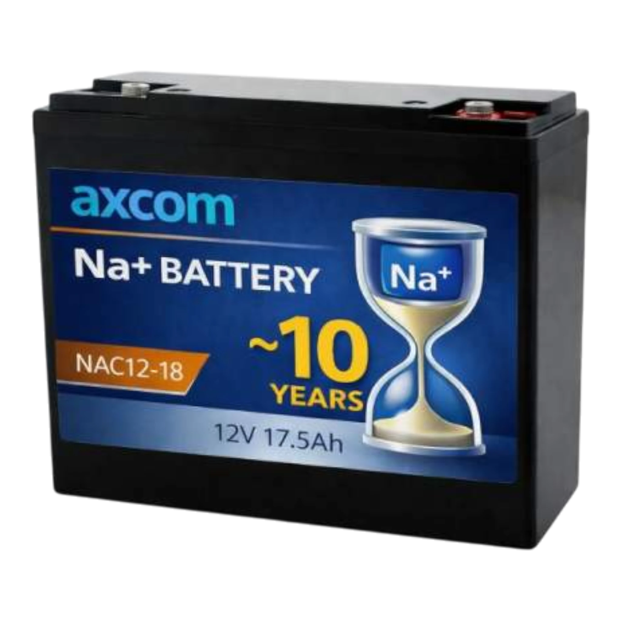 Axcom Natrium Ionen Akku NAC12-18 12V 17,5Ah mit M5 Kontakten