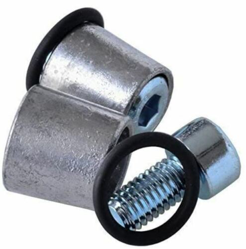 1Satz Poladapter  M8-Innengewinde auf DIN-A Rundpol