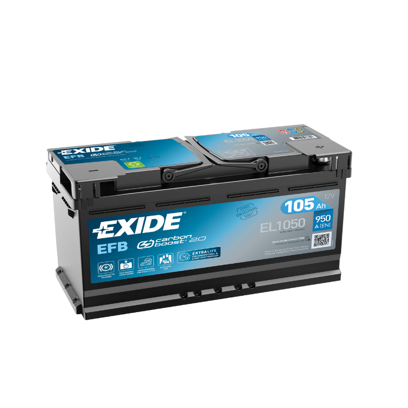 EXIDE EL1050 EFB Pb Starterbatterie 12V 105Ah(C20) 920A(EN)