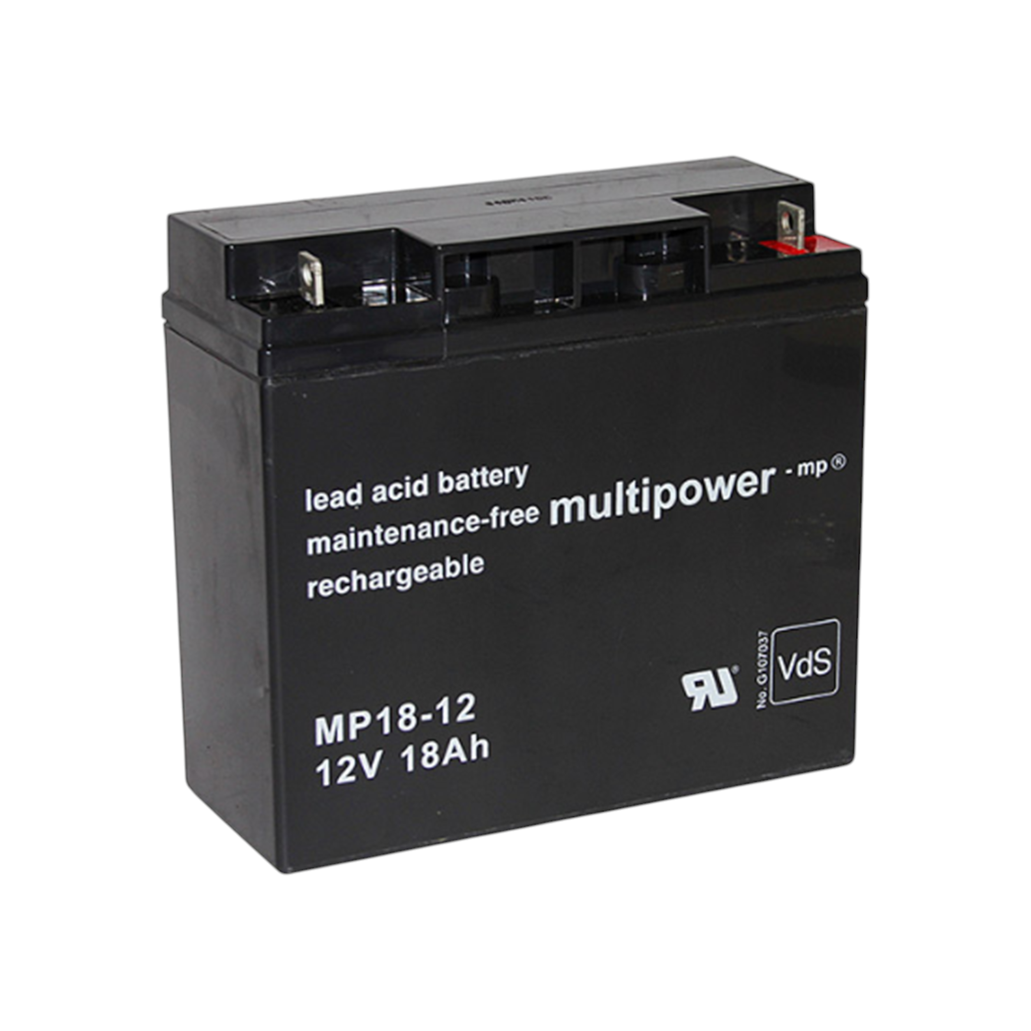 MULTIPOWER MP18-12I VdS AGM Akku Pb 12V 18Ah Anschluß: M5 Innenliegend