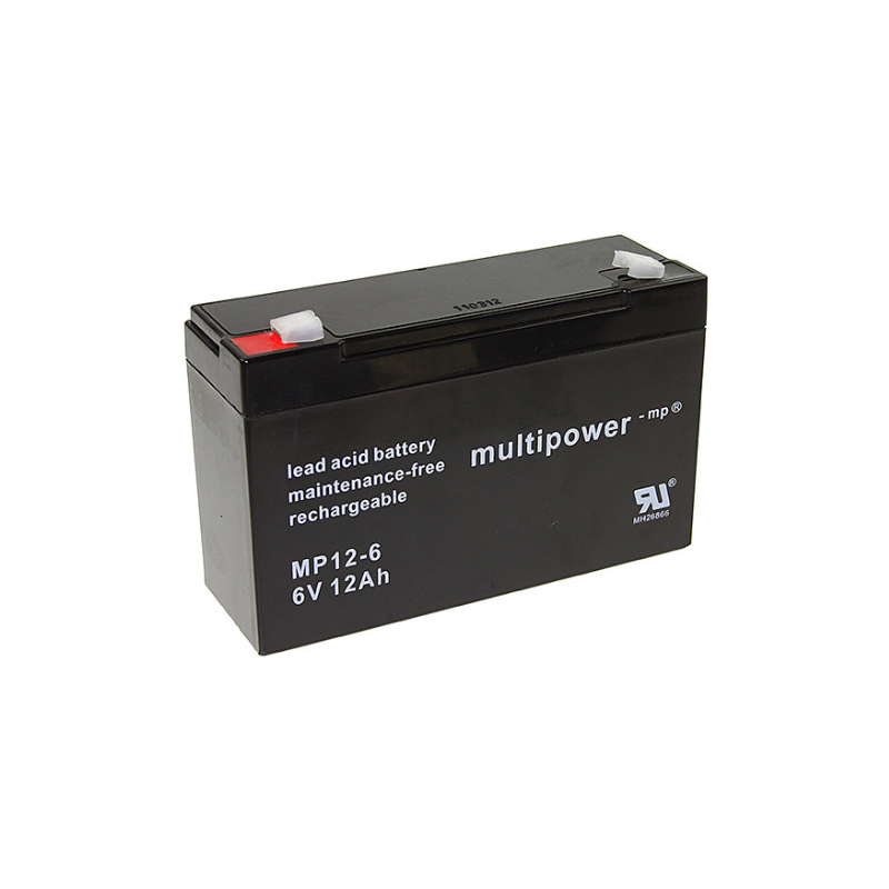 MULTIPOWER MP12-6 AGM Akku 6V 12Ah
