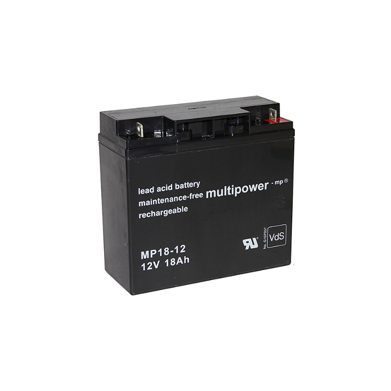 MULTIPOWER MP18-12I VdS AGM Akku Pb 12V 18Ah Anschluß: M5 Innenliegend