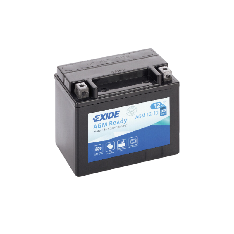 EXIDE AGM12-10 12V 10Ah 150A Motorradbatterie WF