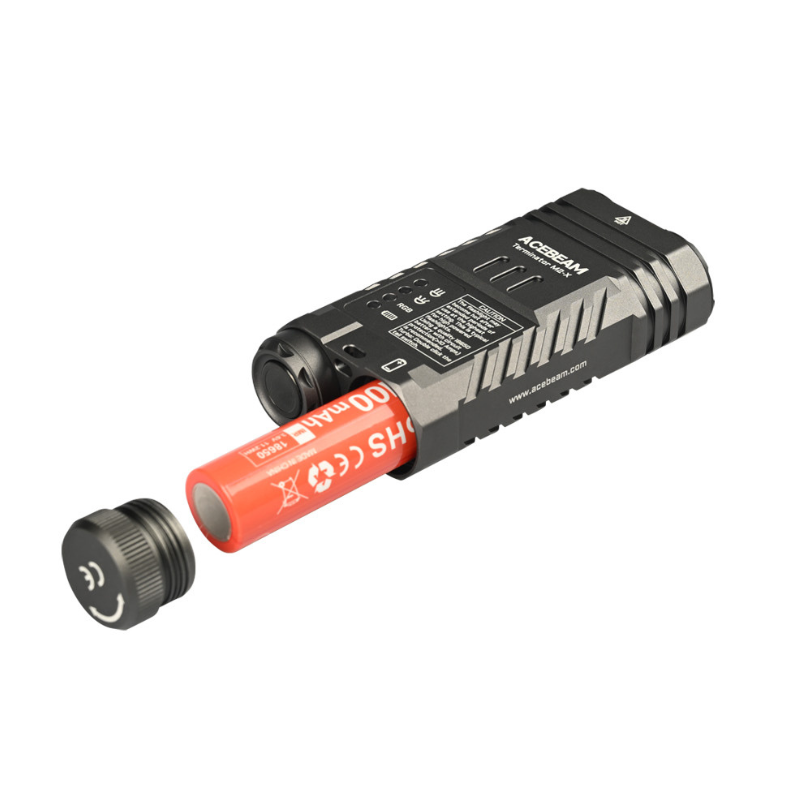 ACEBEAM Terminator M2-X LED-Taschenlampe mit 3.200 Lumen, kaltweiß 6.500K