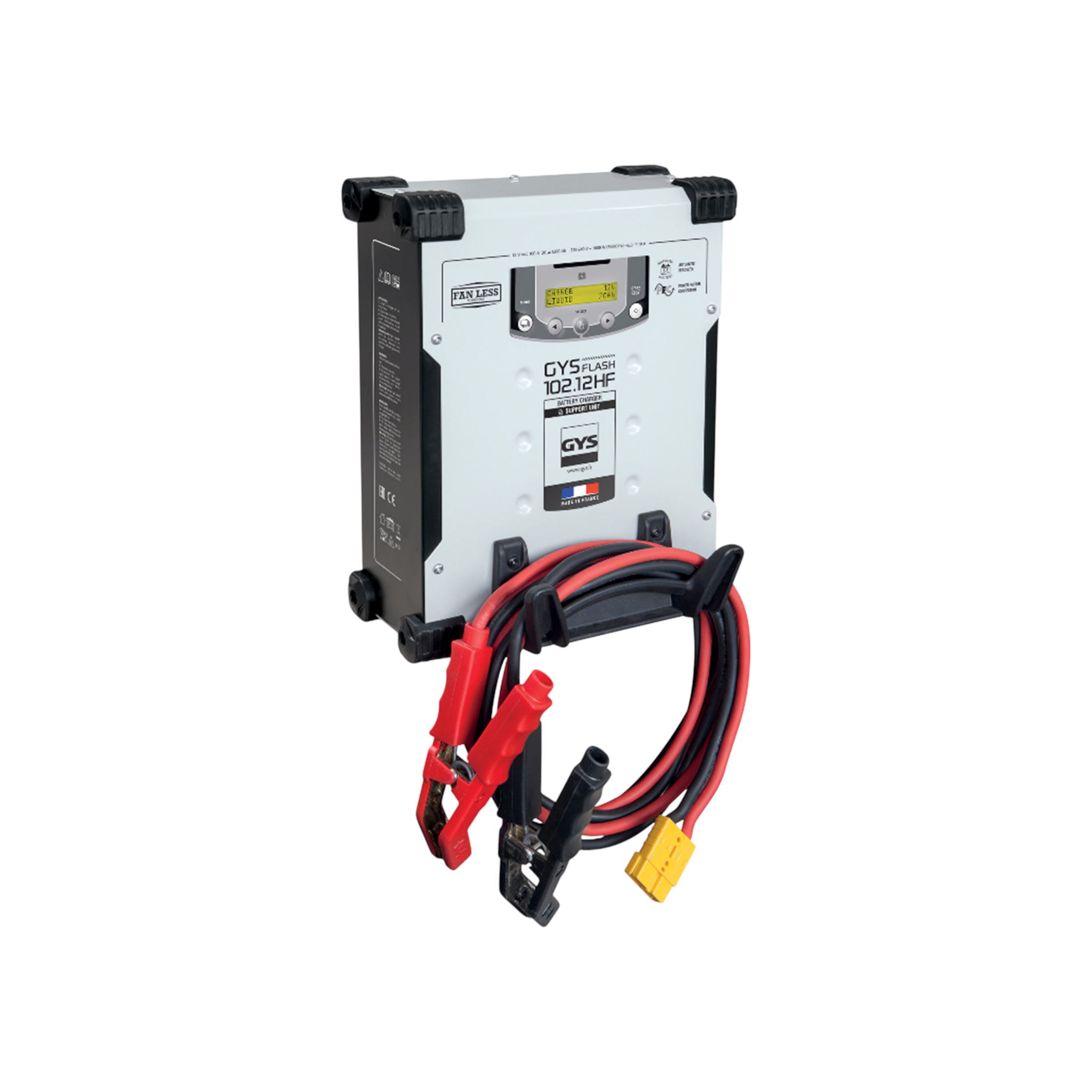 GYSFLASH 102.12 HF 12V 100A Automatisches Batterieladegerät ideal für die  Werkstatt mit 5m Kabel