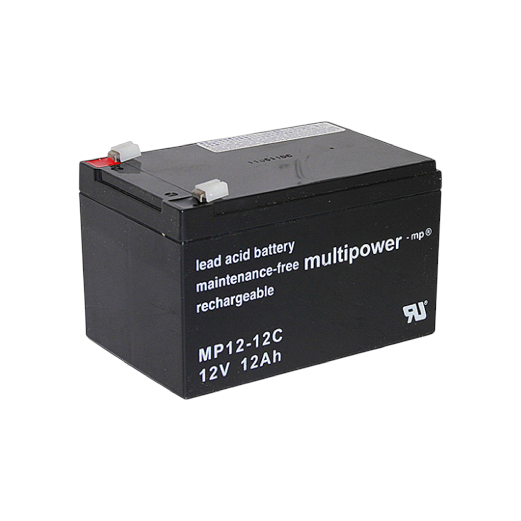 MULTIPOWER MPC12-12 AGM Akku Pb 12V 12Ah zyklenfest 6,3mm Fastonstecker