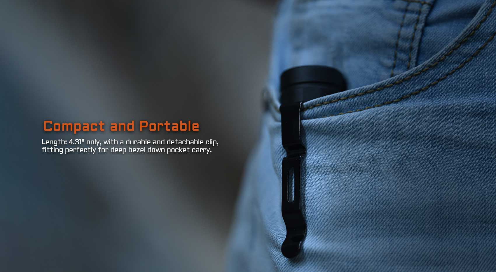 ACEBEAM EC20 LED-Taschenlampe SFT-25R HI 6500K Multi-light Source EDC Flashlight