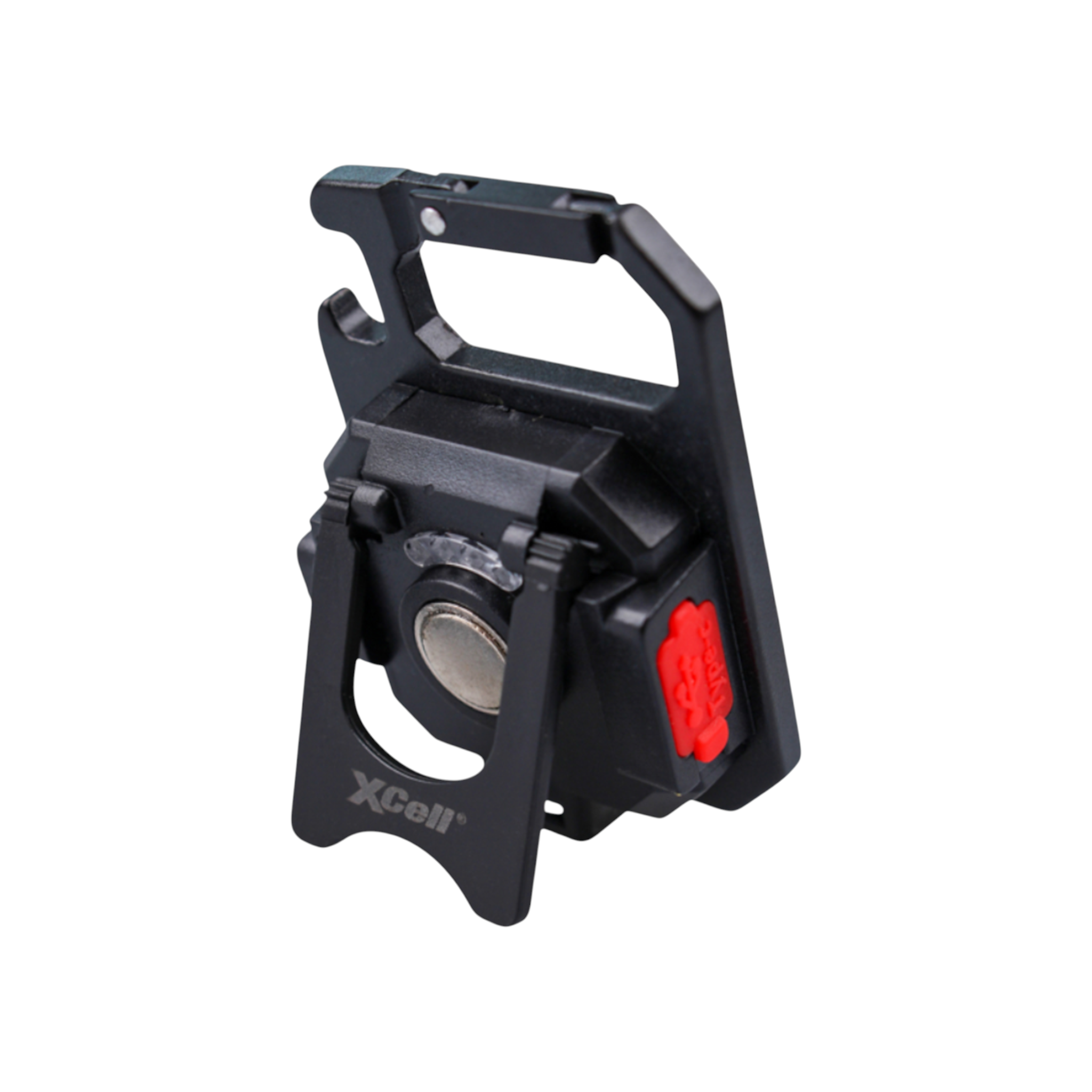 XCell Work Square LED-Akku-Leuchte 7 Lichtmodi mit Magnet und USB-C Ladebuchse