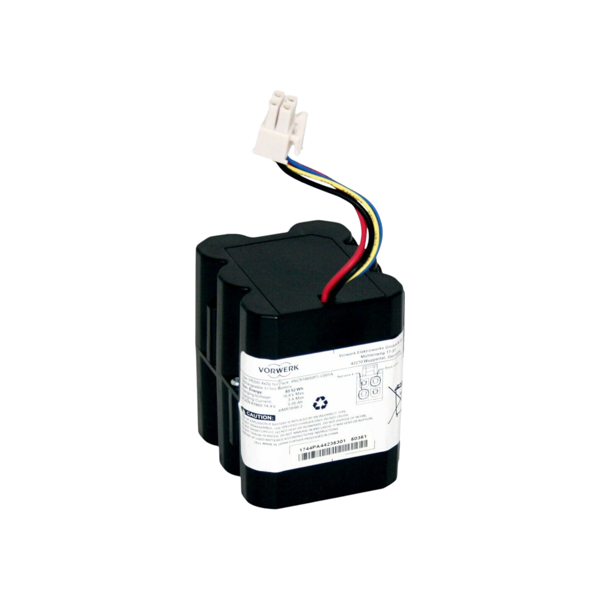 Zellentausch Akku PN48245 für  VORWERK VR200 Li-ion 14,4V 7Ah Leistungssteigerung!