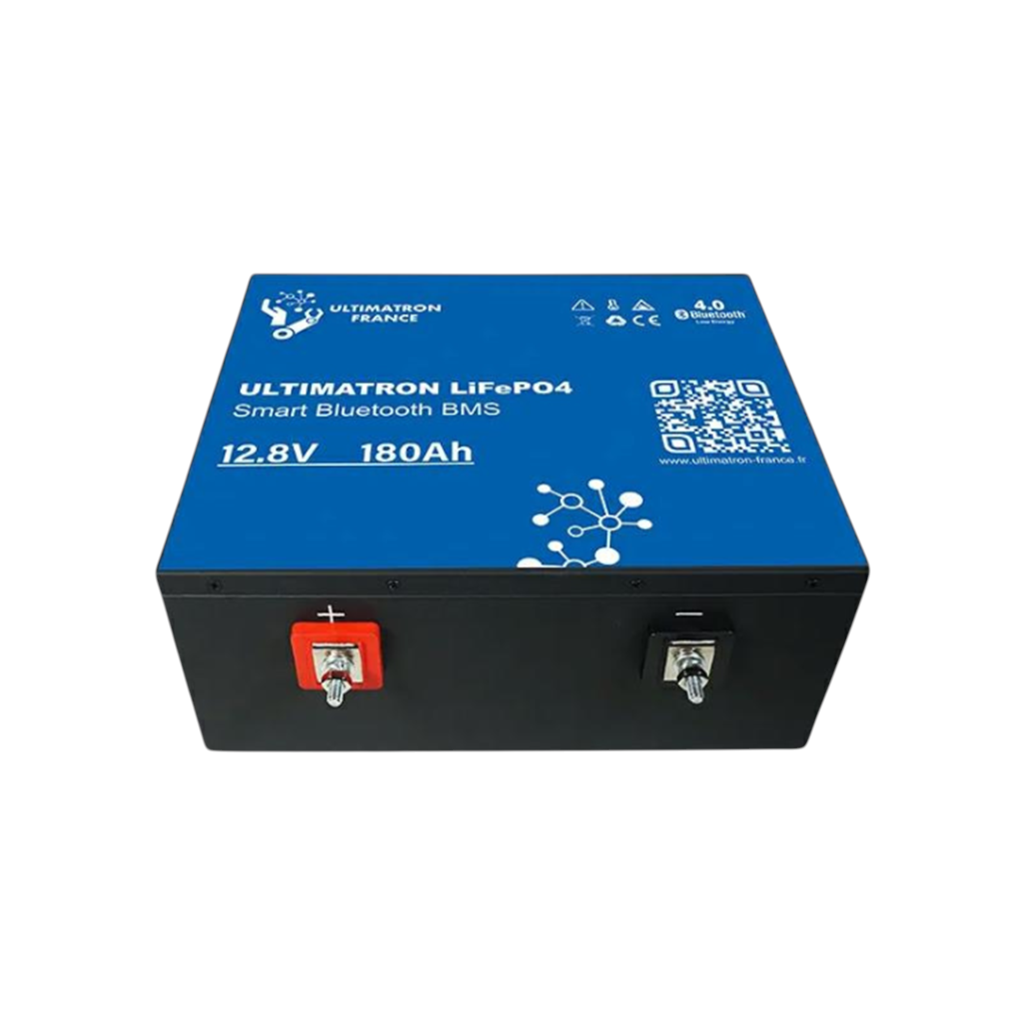 Ultimatron ULM-12-180 Lithium Batterie LiFePO4  12.8V 180Ah Smart BMS with Bluetooth  Wohnmobil Untersitzbatterie