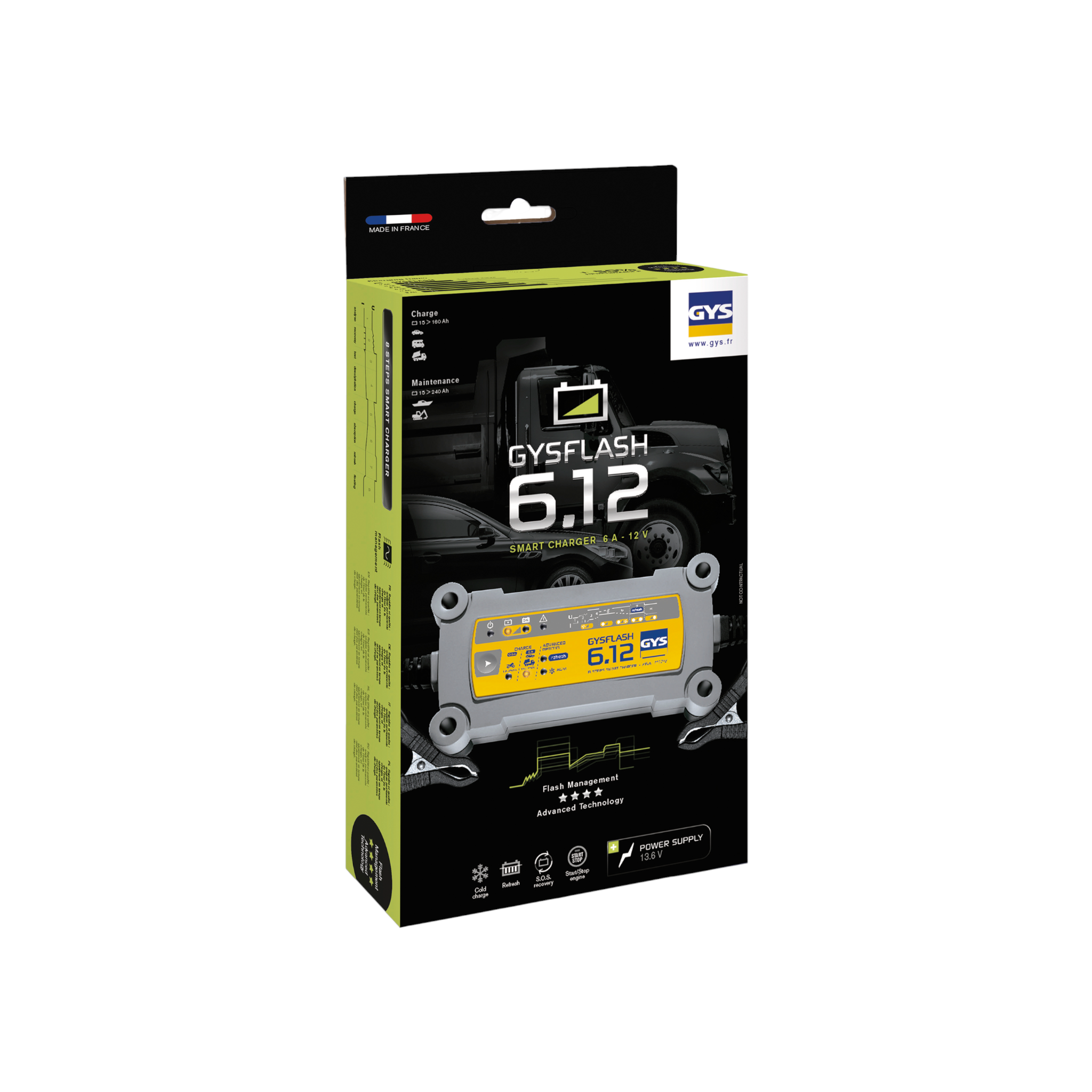 GYSFLASH 6.12 12V 6A