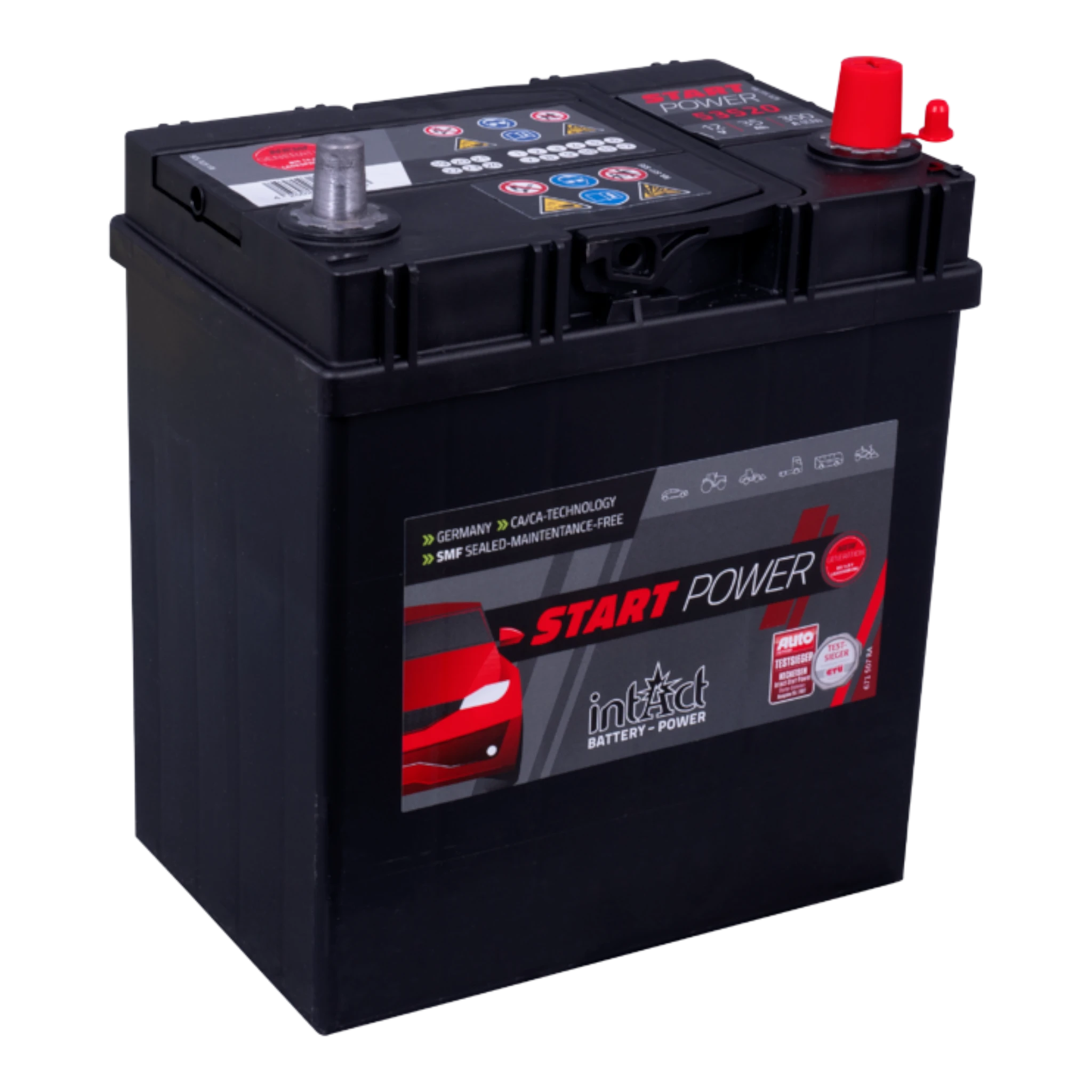 intAct Start-Power Asia 53520 - Autobatterie 12V, 35Ah, 300A (EN)