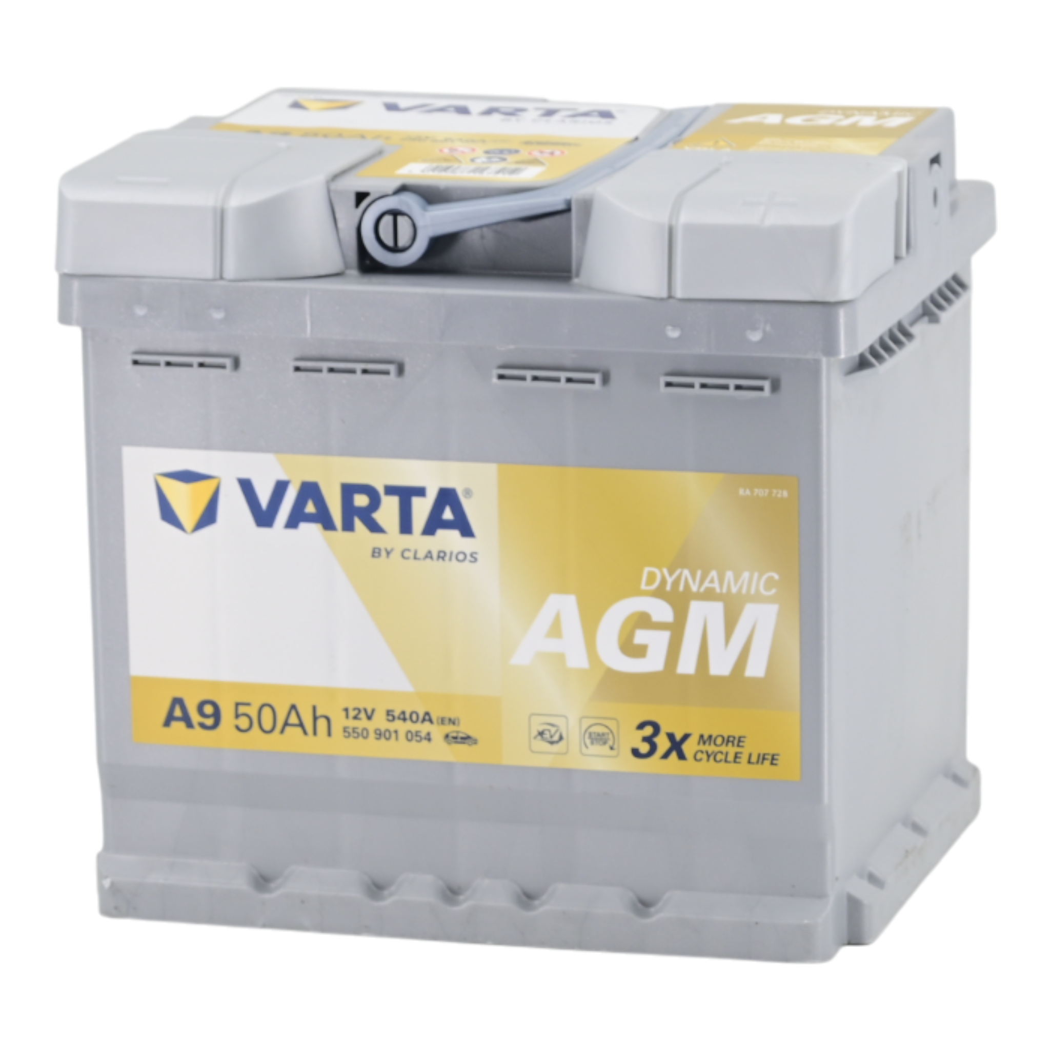 VARTA Silver Dynamic AGM XEV 550901054 / A9 AGM 12V 50Ah (EN) 540A (EN)