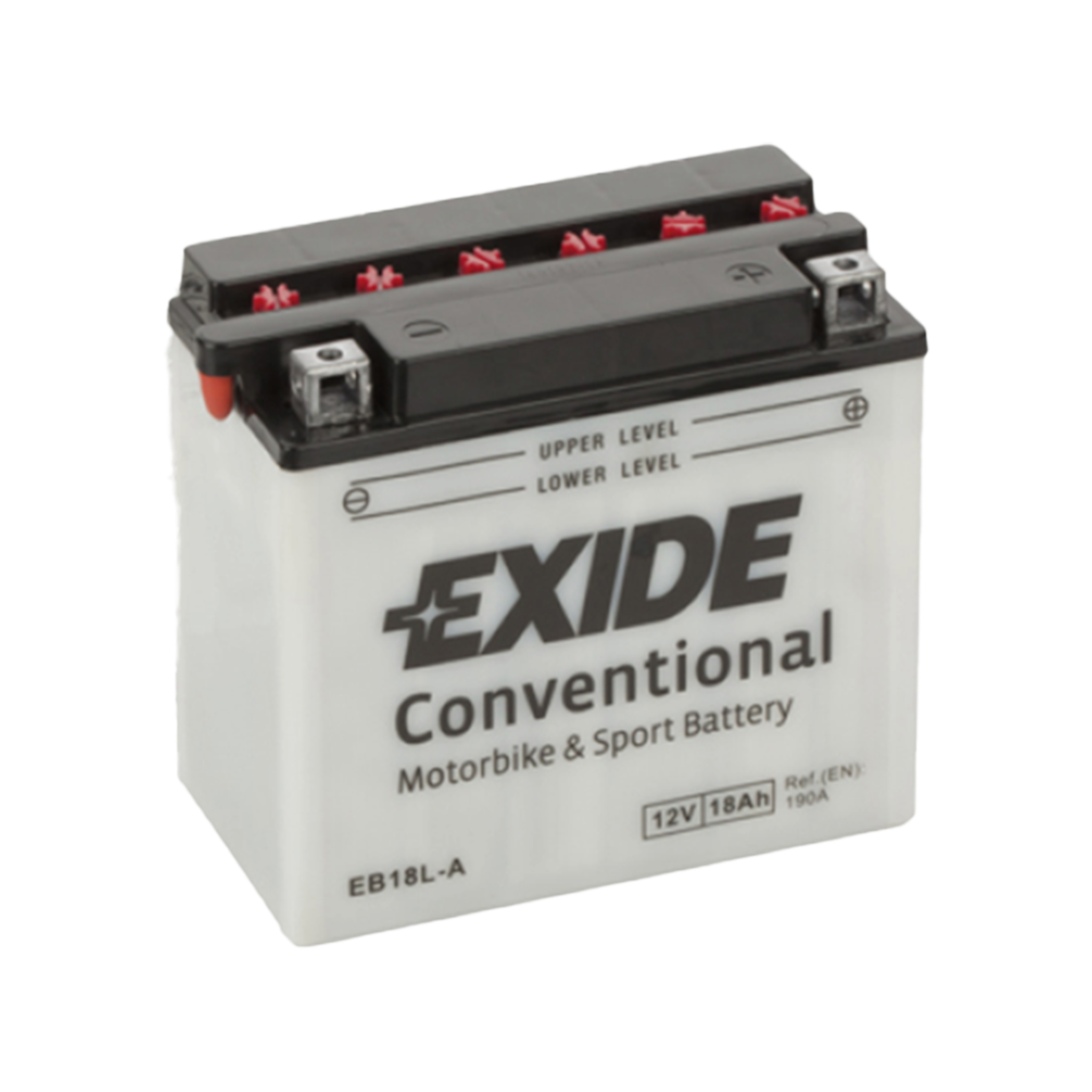 EXIDE EB18L-A Motorradbatterie tro mit Säurepack